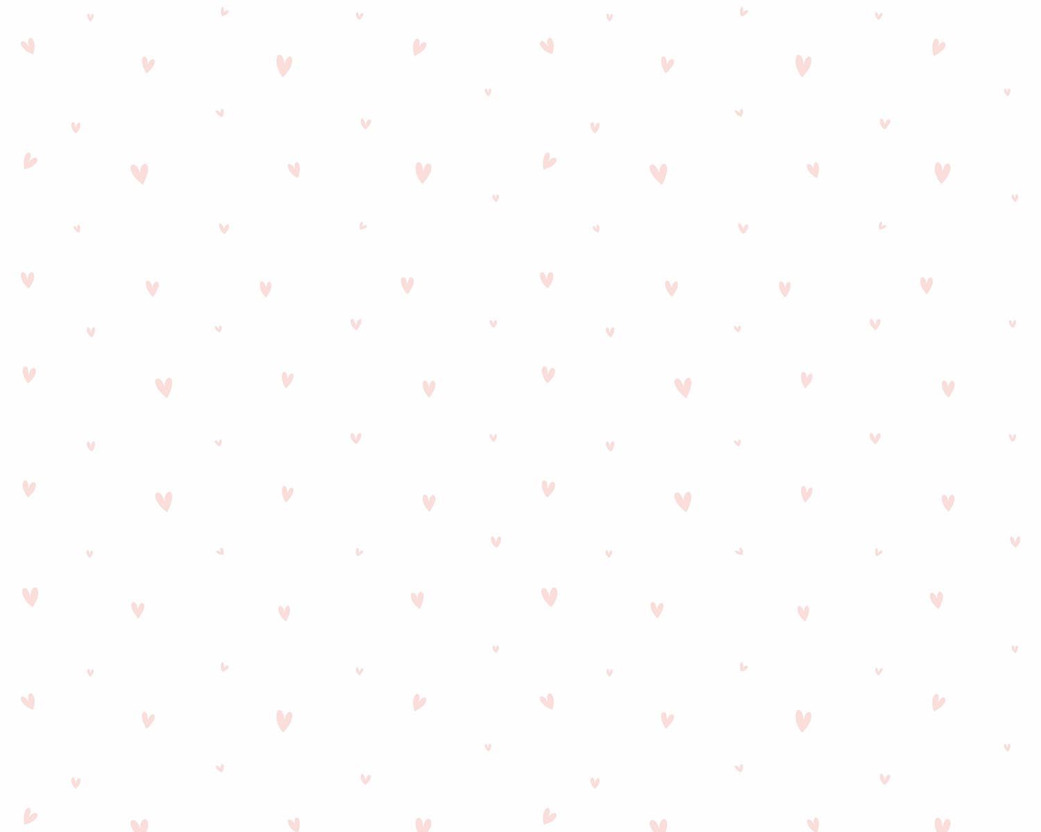 Papel de Parede Corações Mini Rosa Ballet