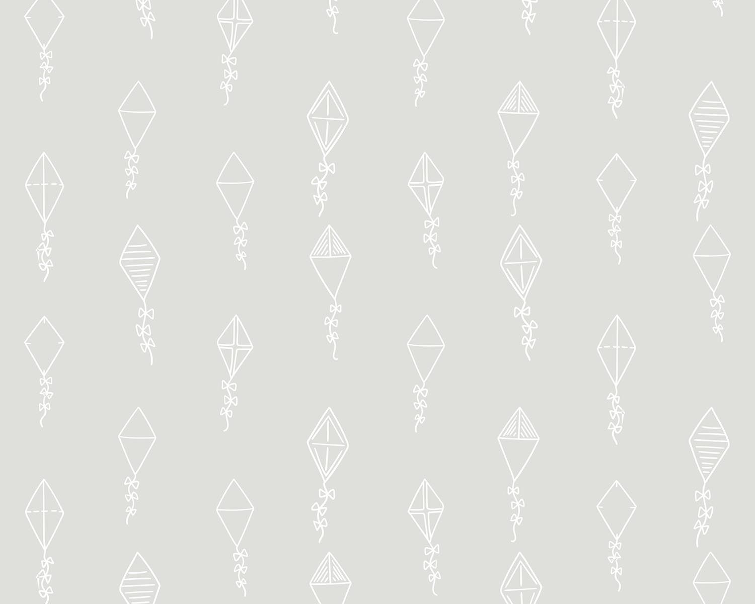 Papel de Parede Pipas Cinza