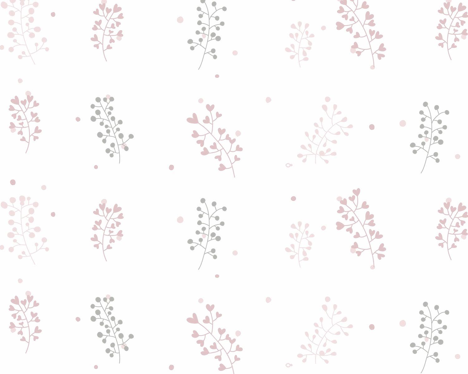 Papel de Parede Raminhos Azul