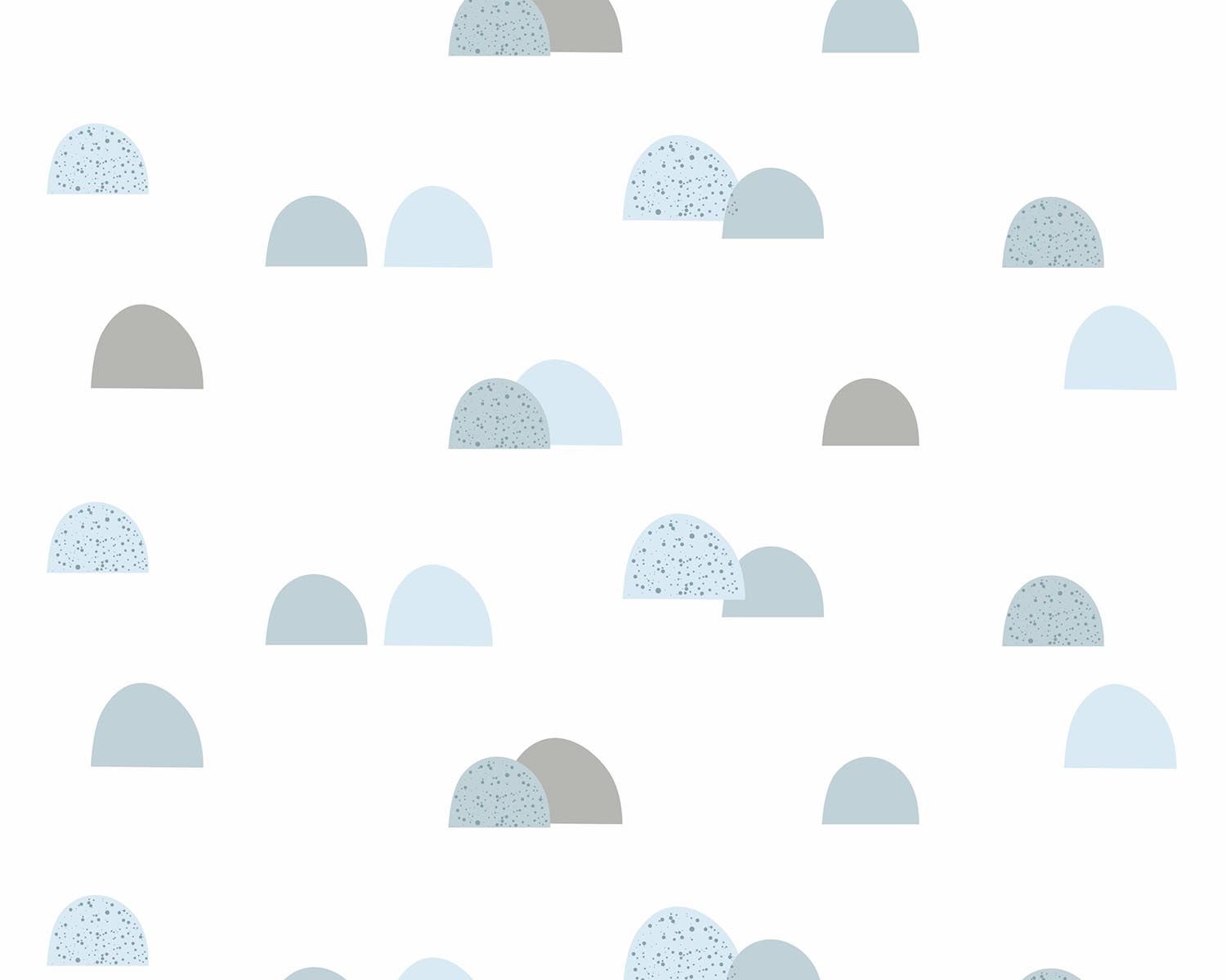 Papel de Parede Pedras Cinza, Preto e Açafrão