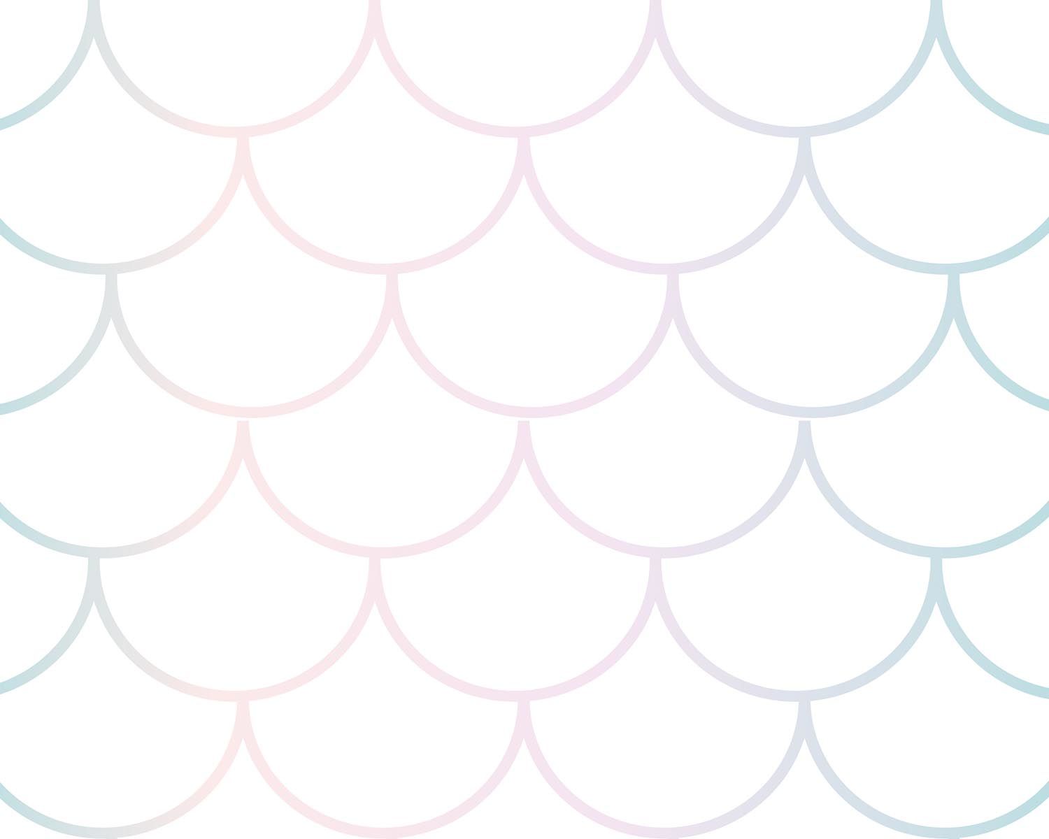 Papel de Parede Sereia Tons Pastéis