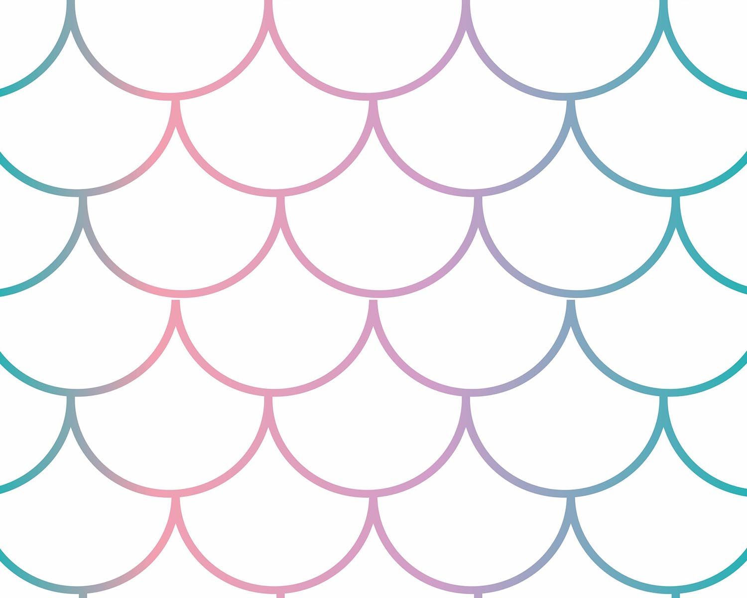 Papel de Parede Sereia Tons Pastéis