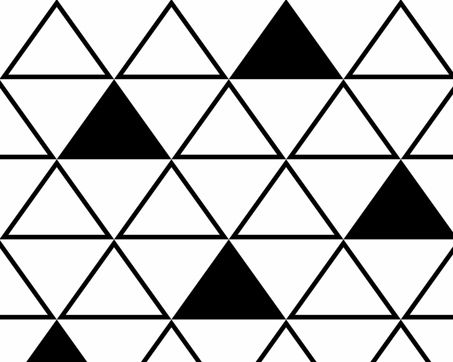 Papel de Parede Maxi Triângulos Cinza