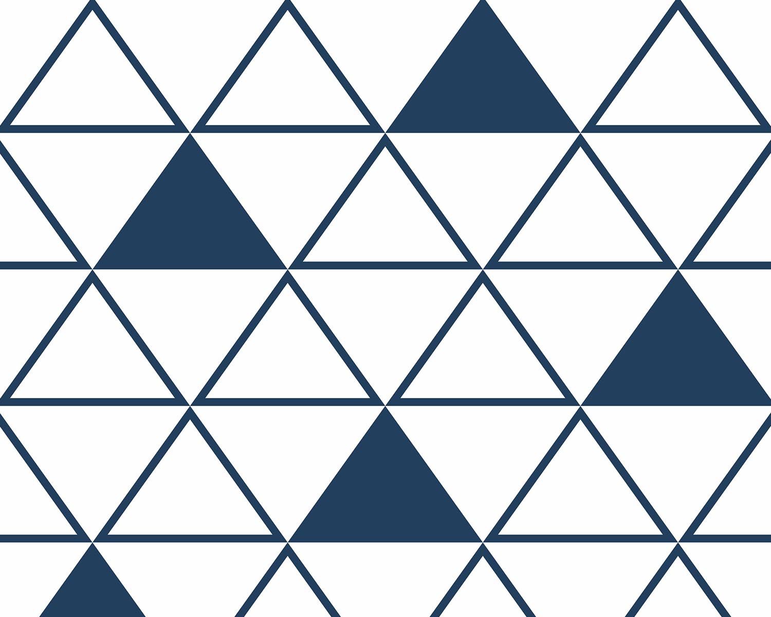 Papel de Parede Maxi Triângulos Cinza