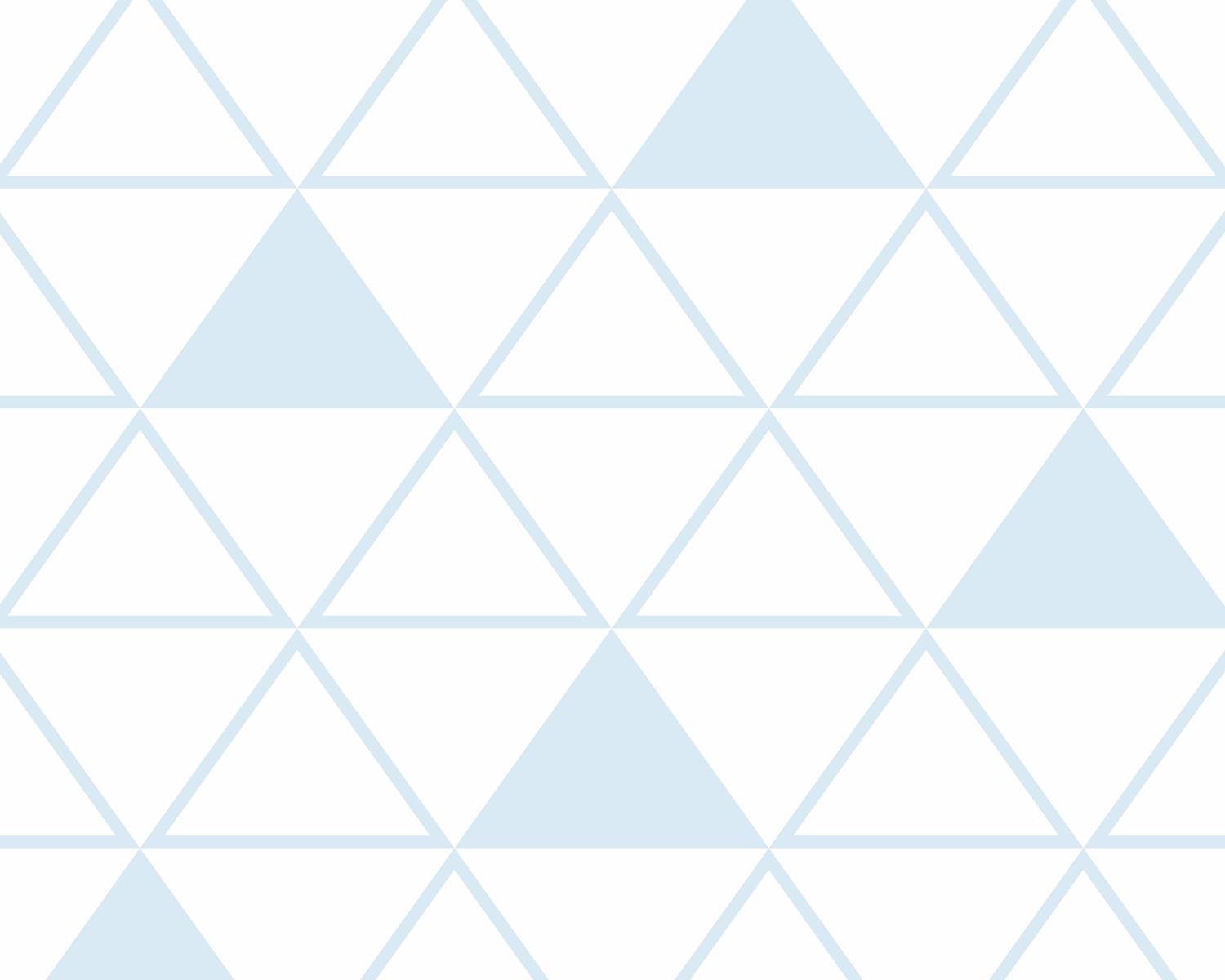 Papel de Parede Maxi Triângulos Cinza