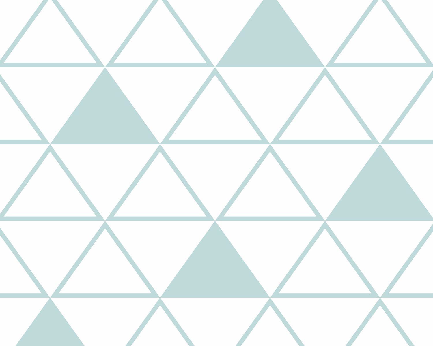 Papel de Parede Maxi Triângulos Cinza