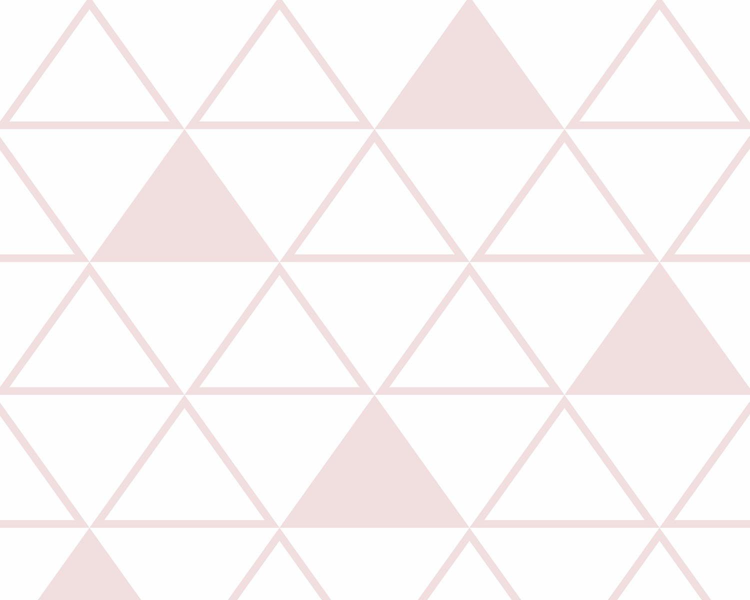 Papel de Parede Maxi Triângulos Cinza