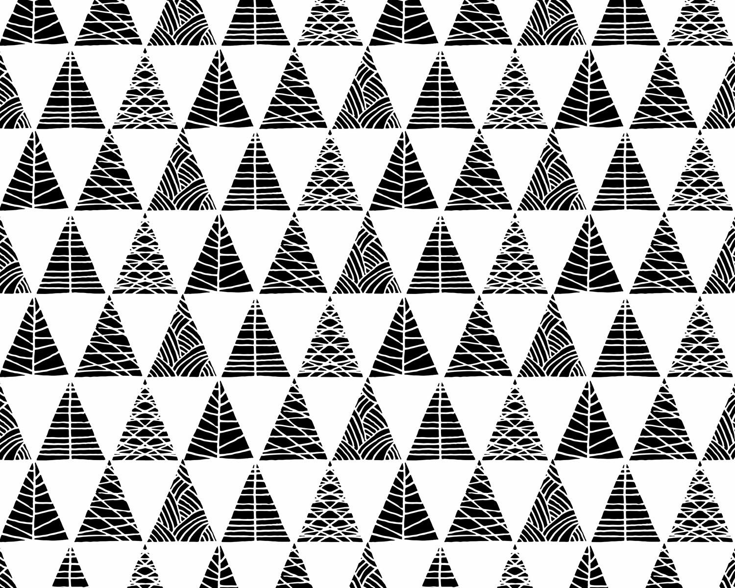 Papel de Parede Triângulos com Textura Cinza