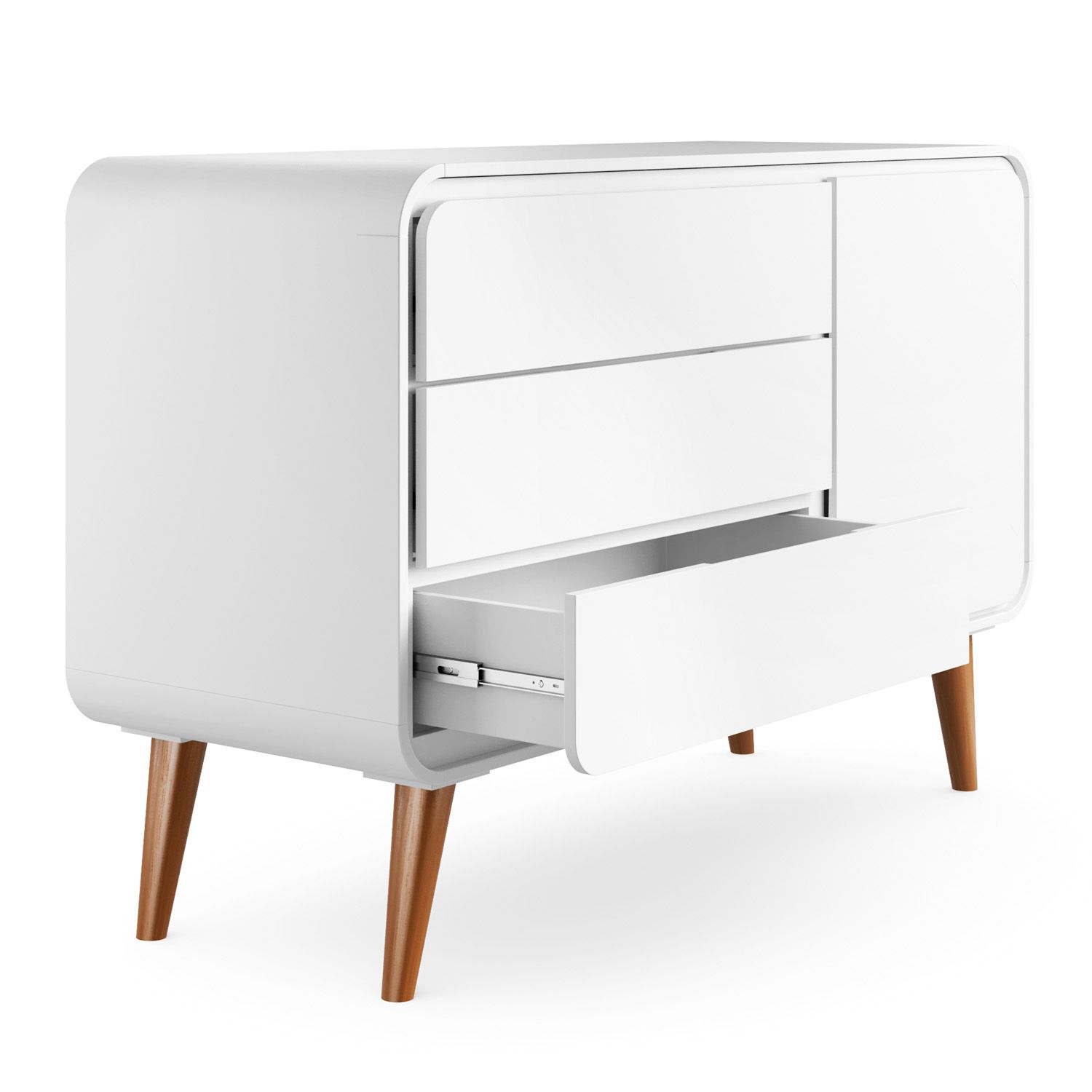 Cômoda Infantil Branco com Porta Confort