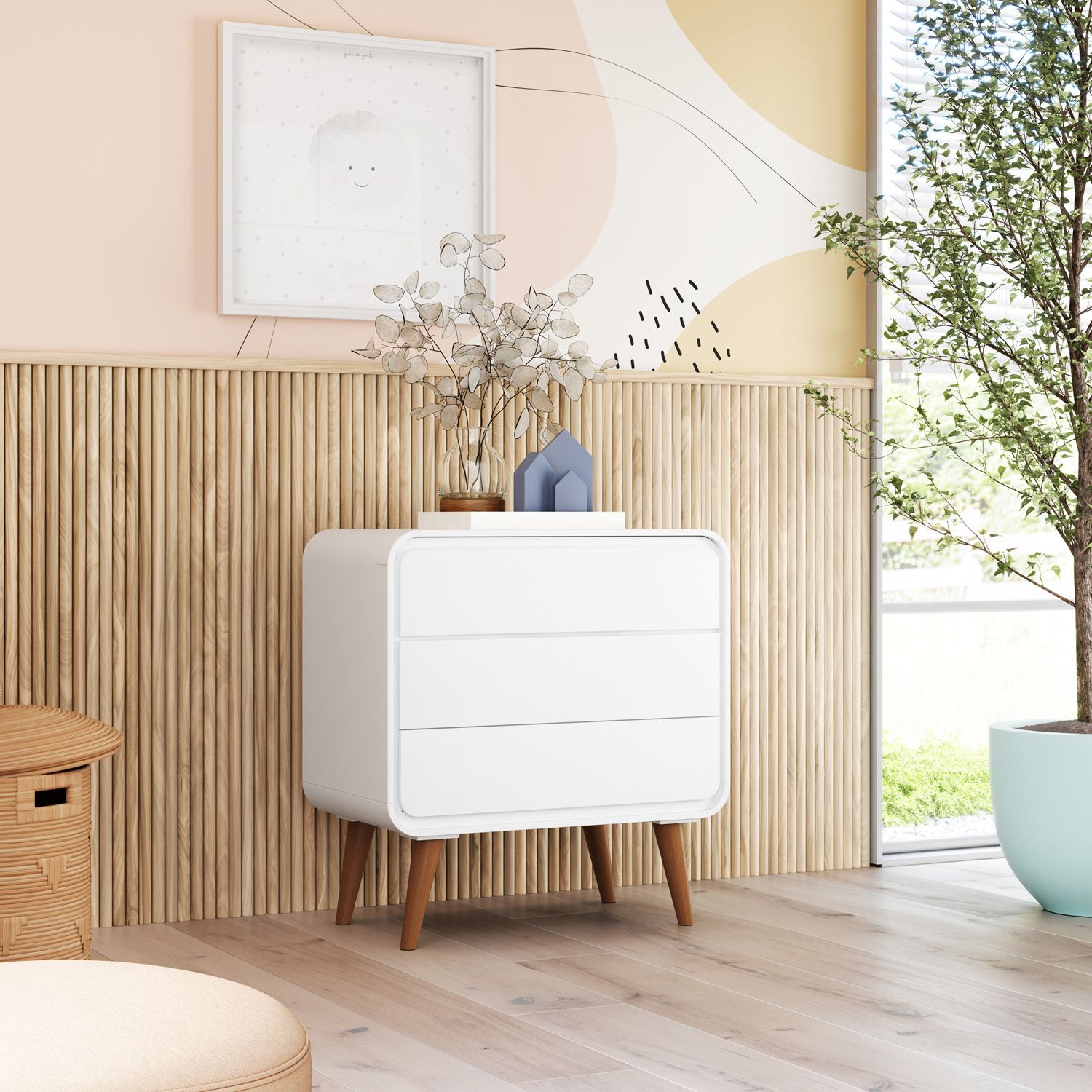 Cômoda Infantil Branco Confort