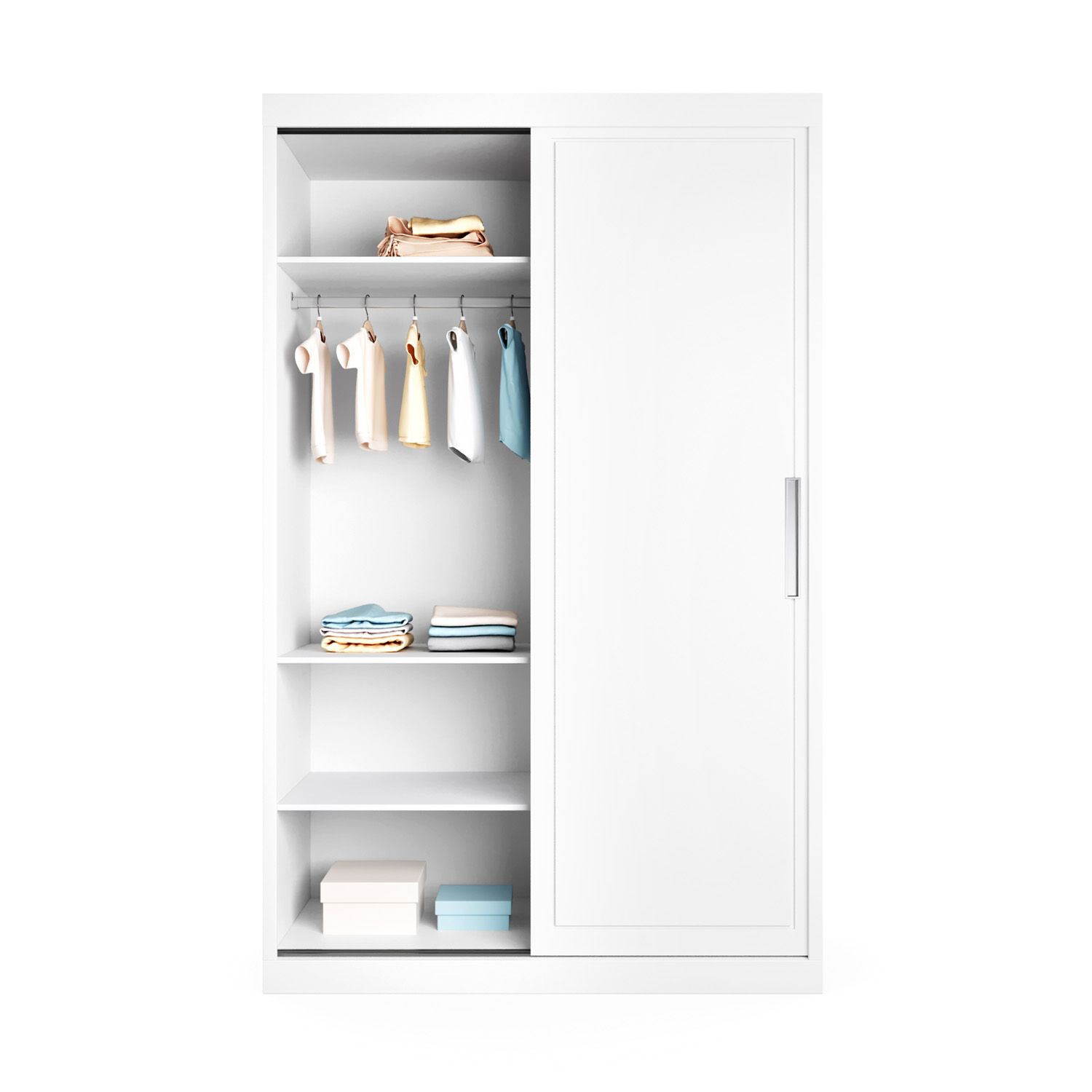 Guarda Roupa Infantil Branco 2 Portas White 1,40M