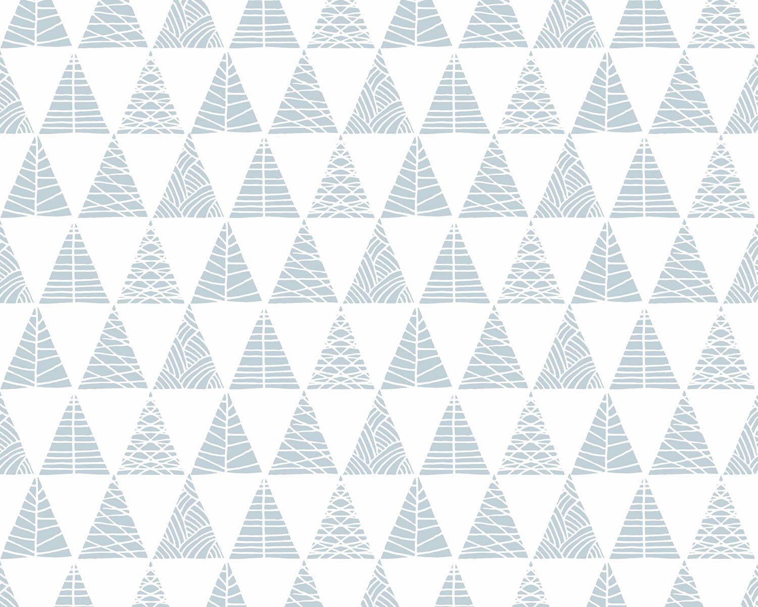 Papel de Parede Triângulos com Textura Cinza