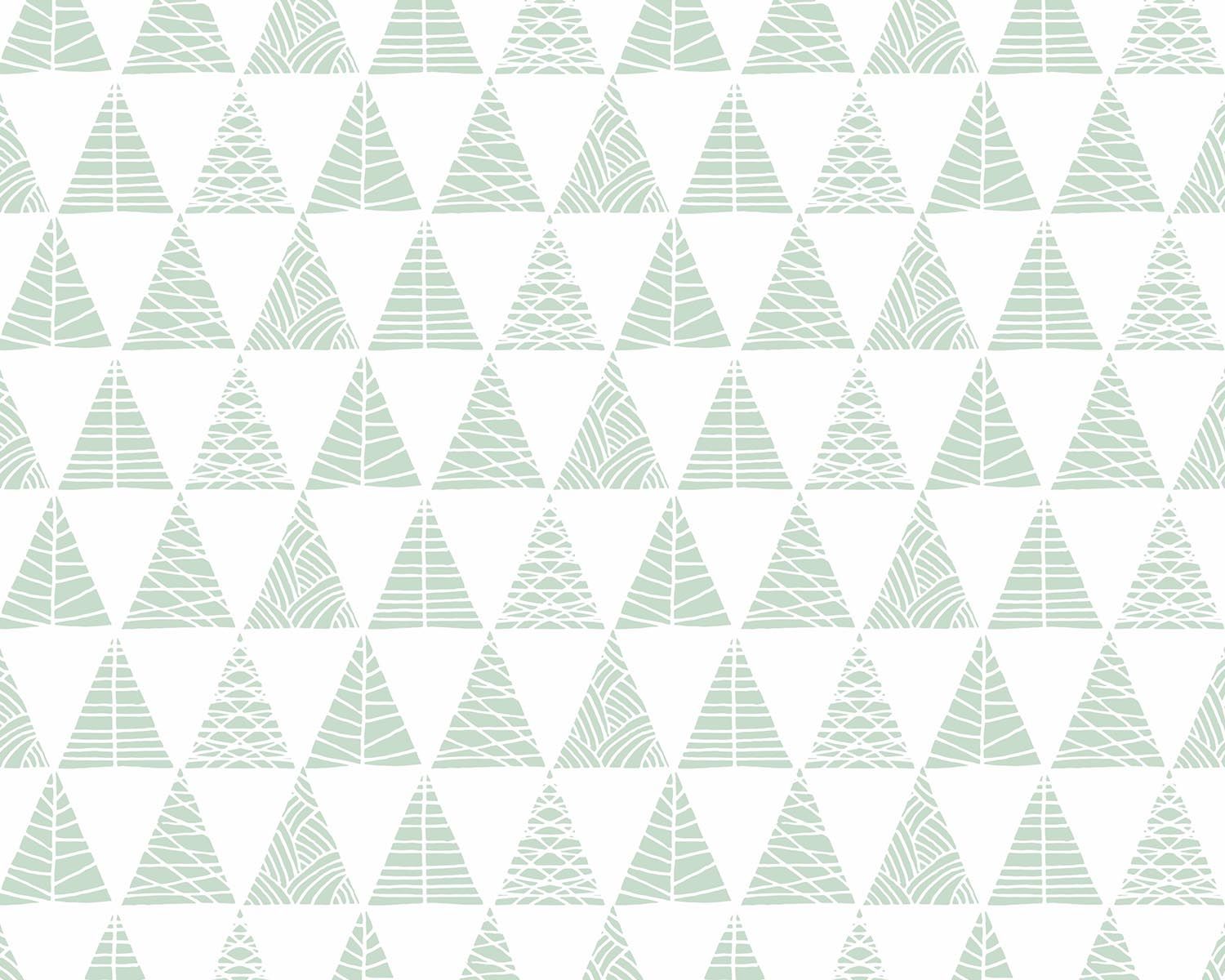 Papel de Parede Triângulos com Textura Cinza