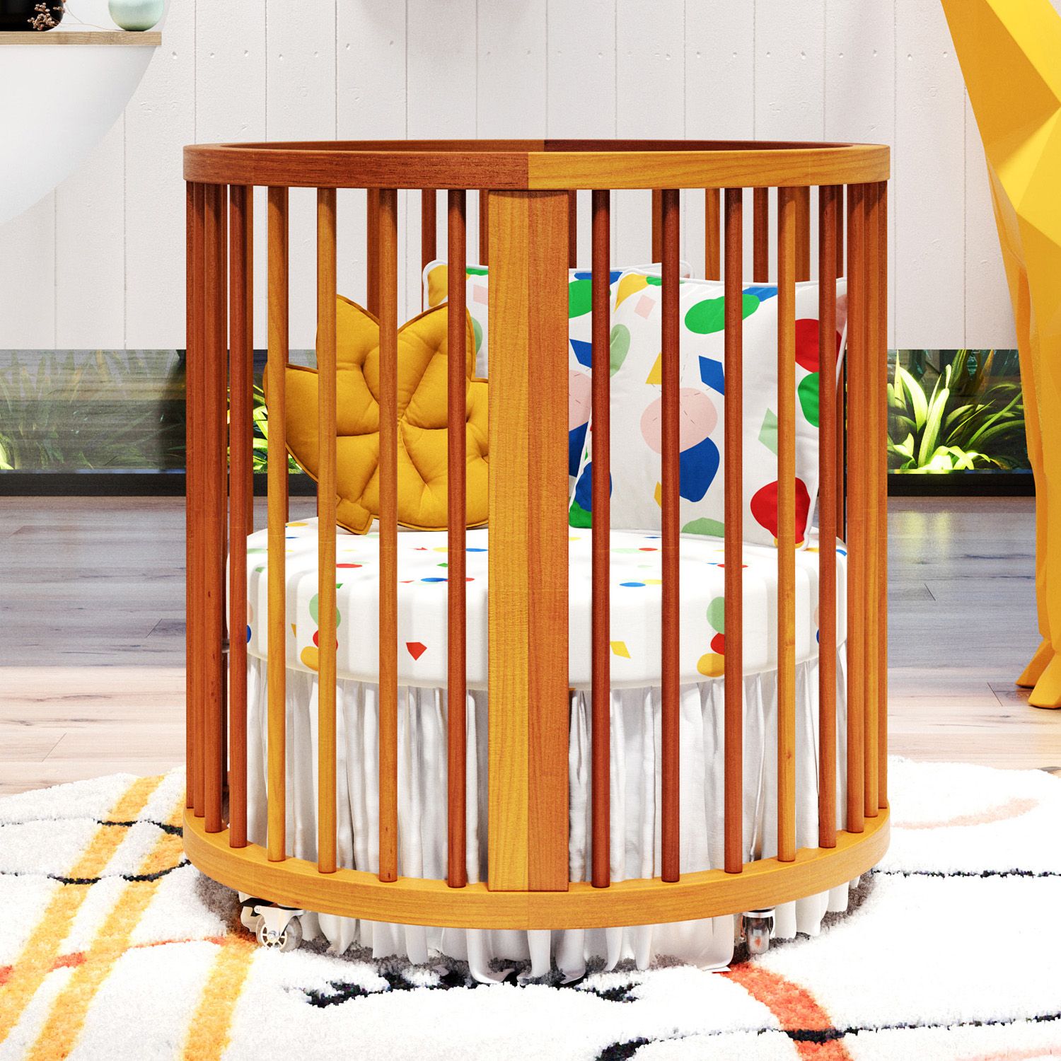 Berço Redondo Branco Crescer