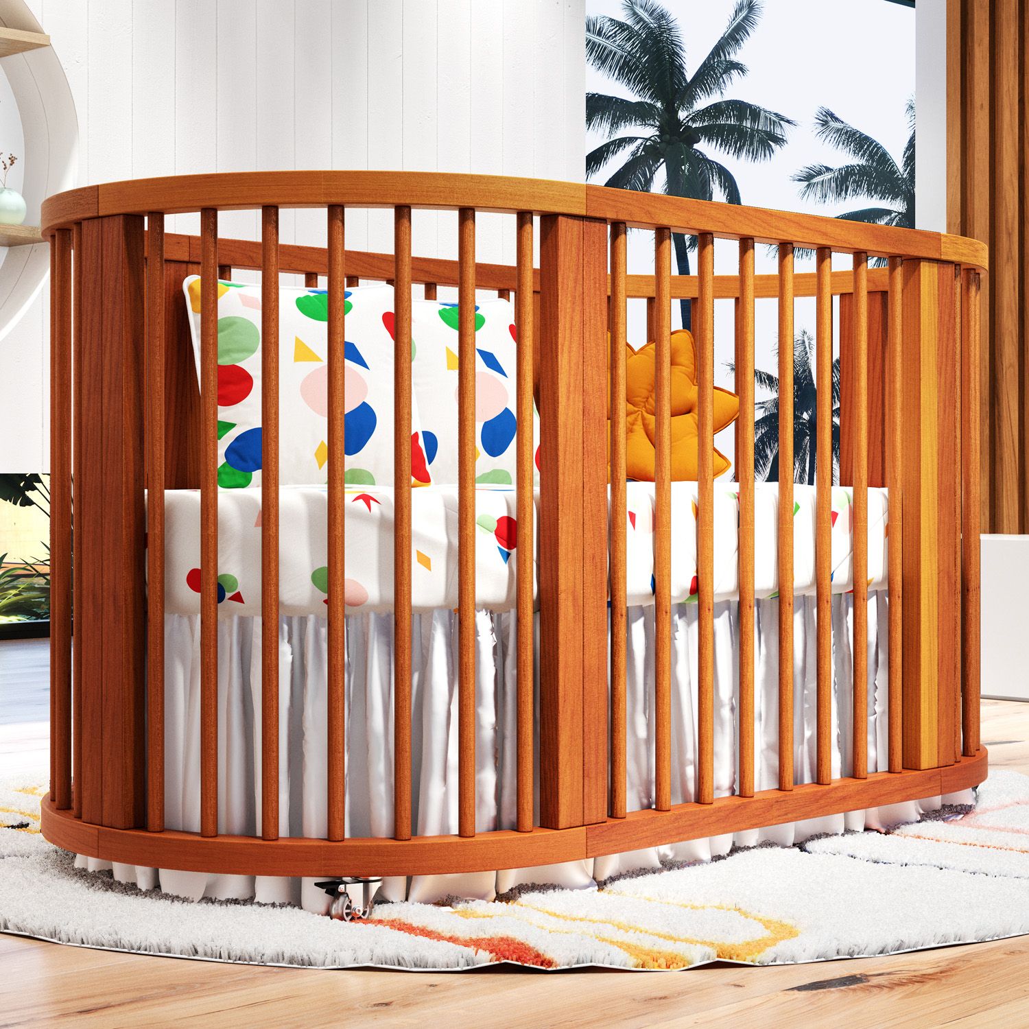 Berço Redondo Branco Crescer