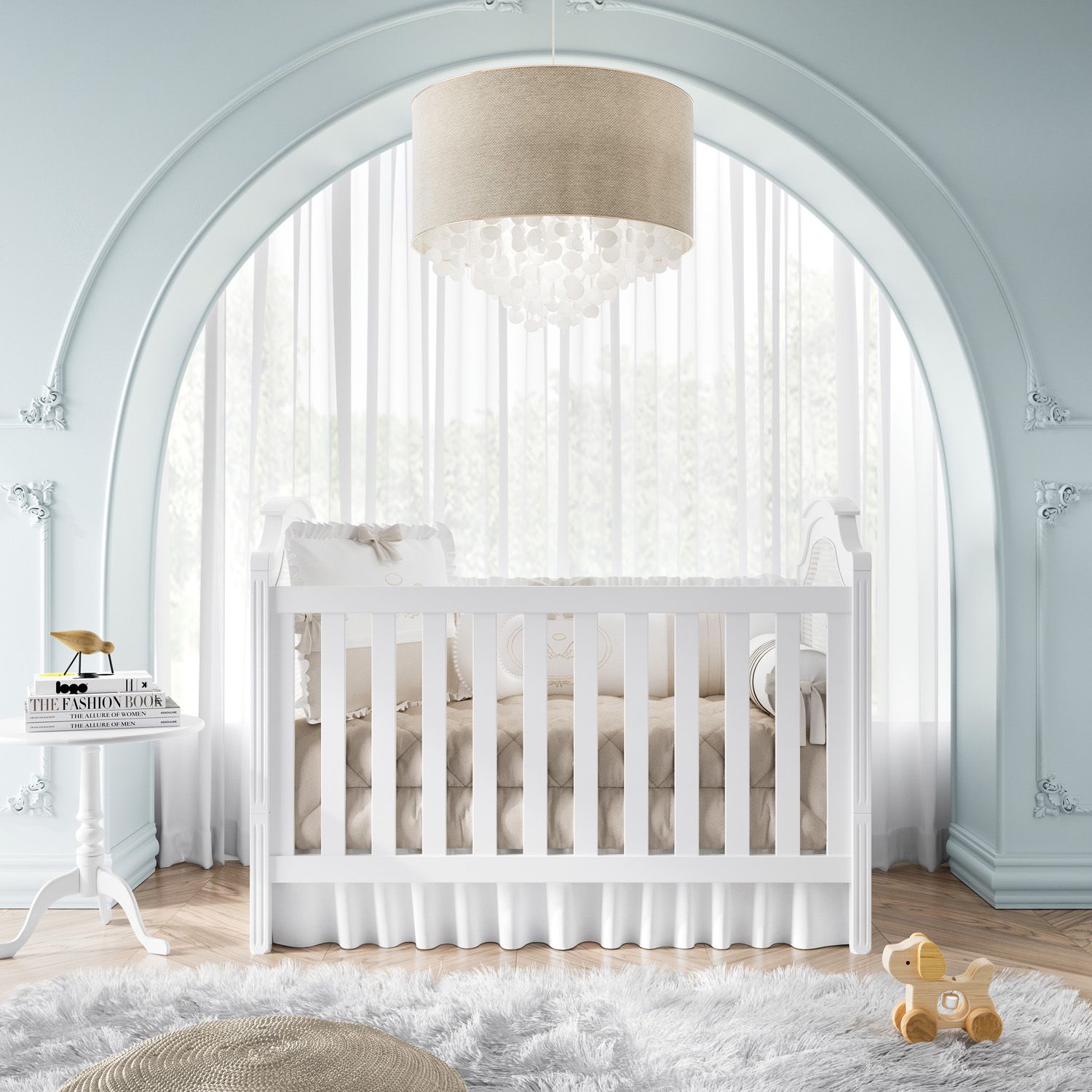 Berço Americano Branco Classic