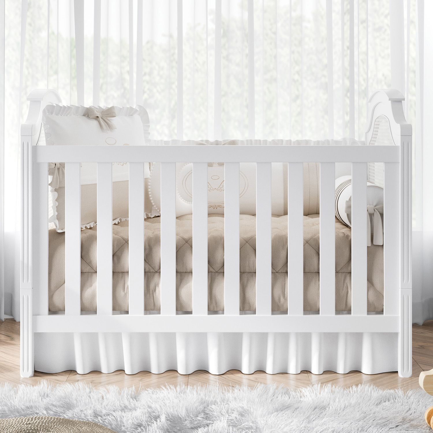 Berço Americano Branco Classic