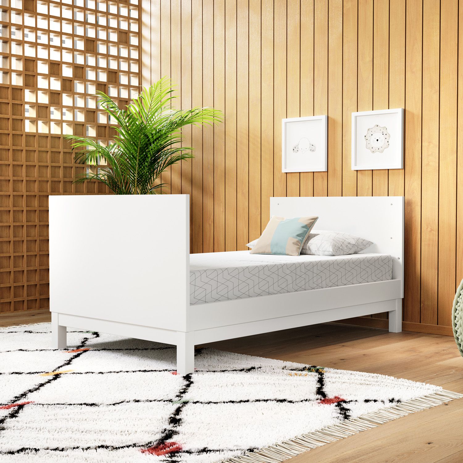 Berço Americano Branco Cozy