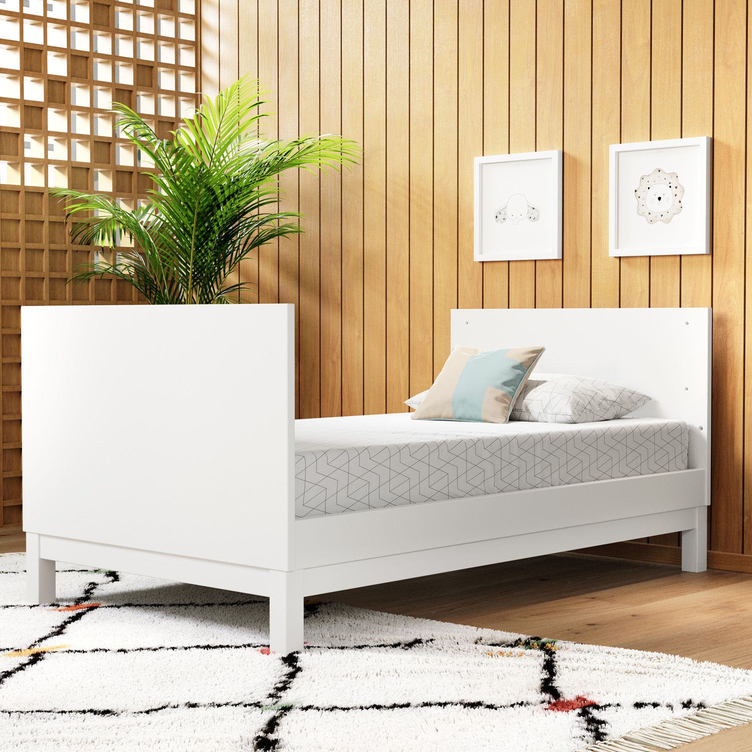 Berço Americano Branco Cozy