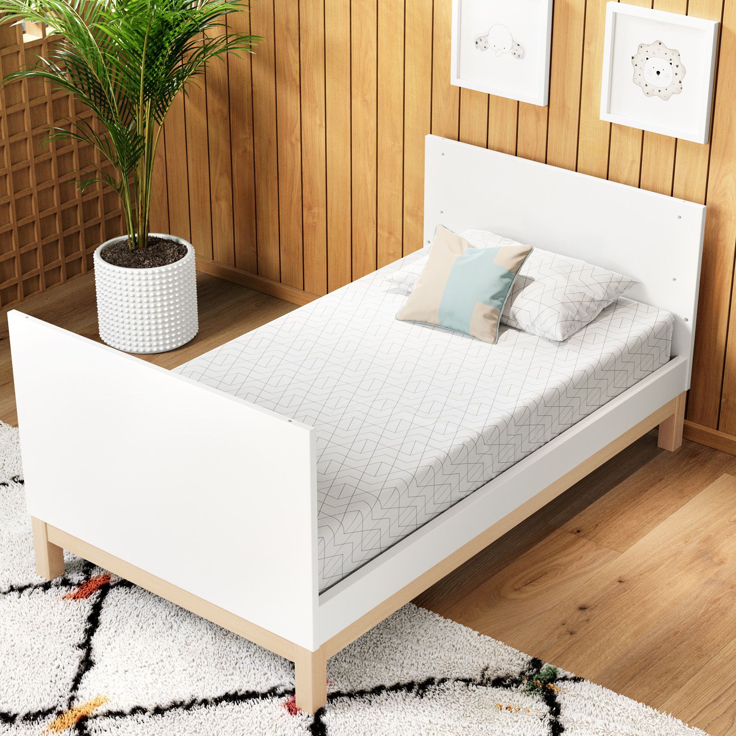 Berço Americano Branco Cozy