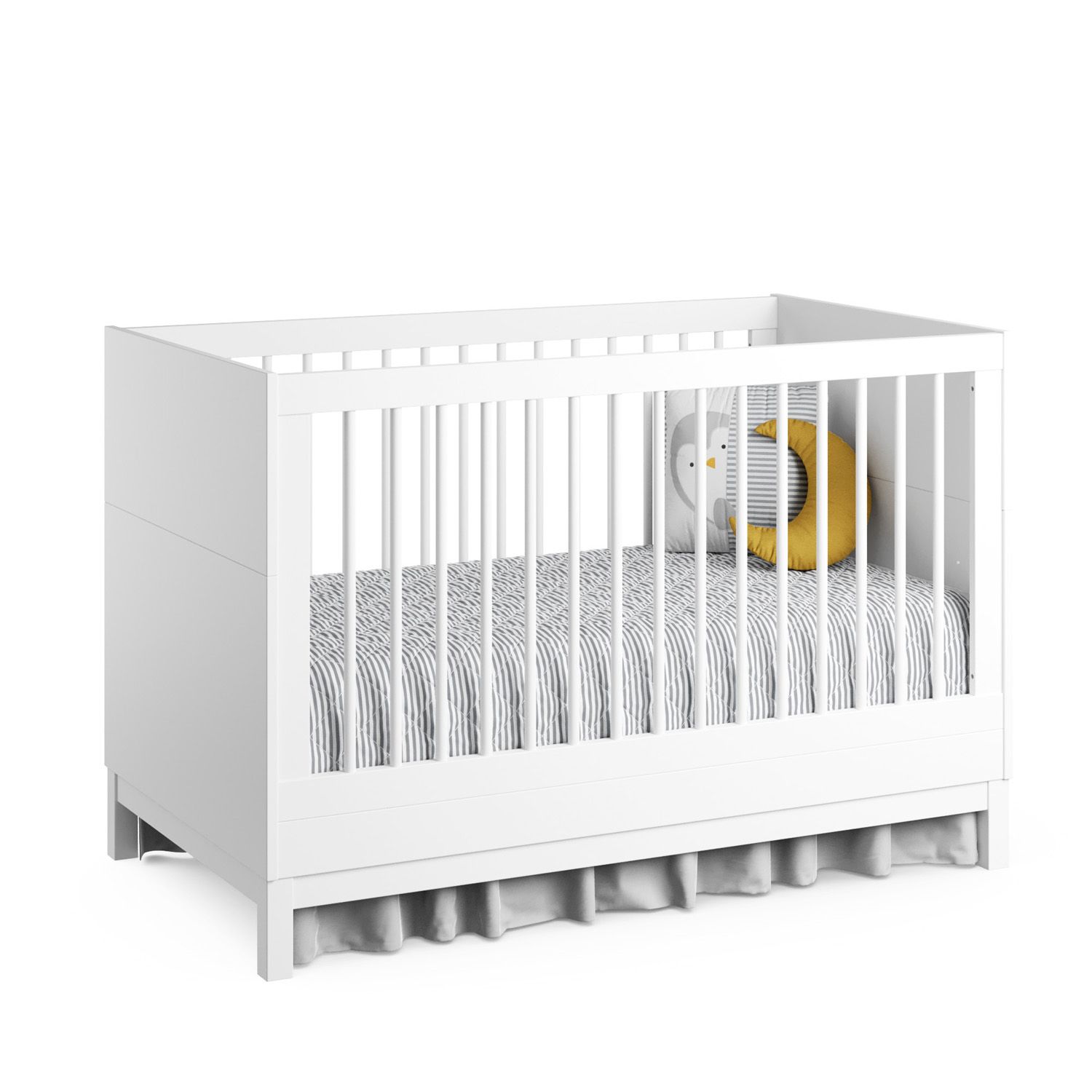 Berço Americano Branco Cozy