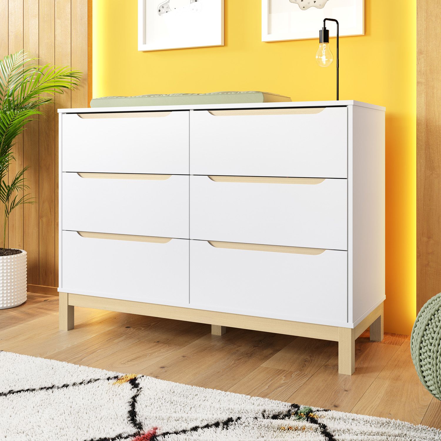 Cômoda Infantil Branco Cozy