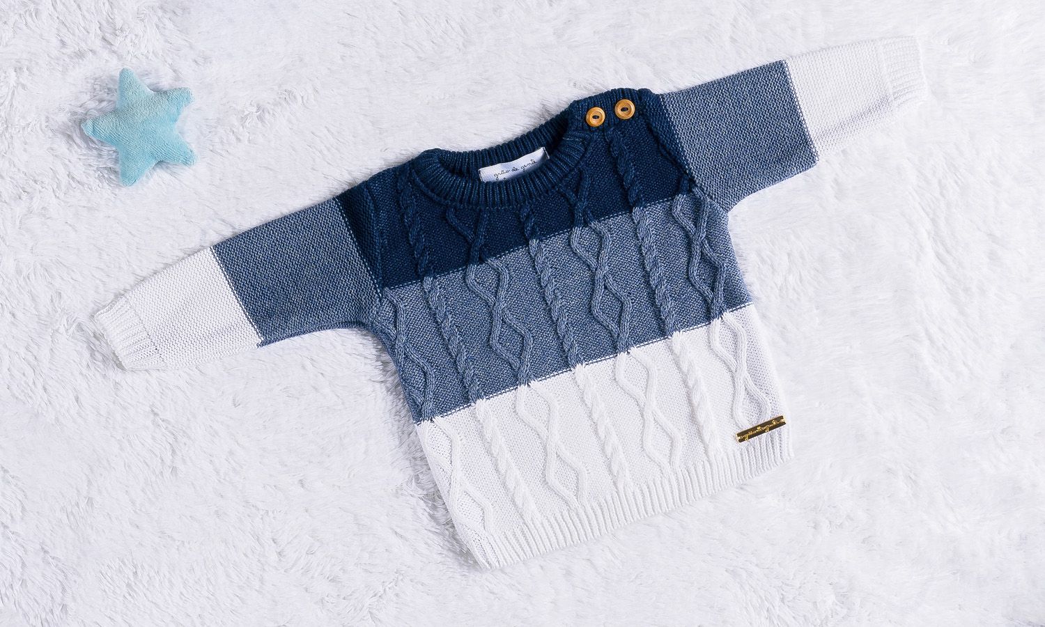 Casaquinho Tricot Trança Cinza Napolitano