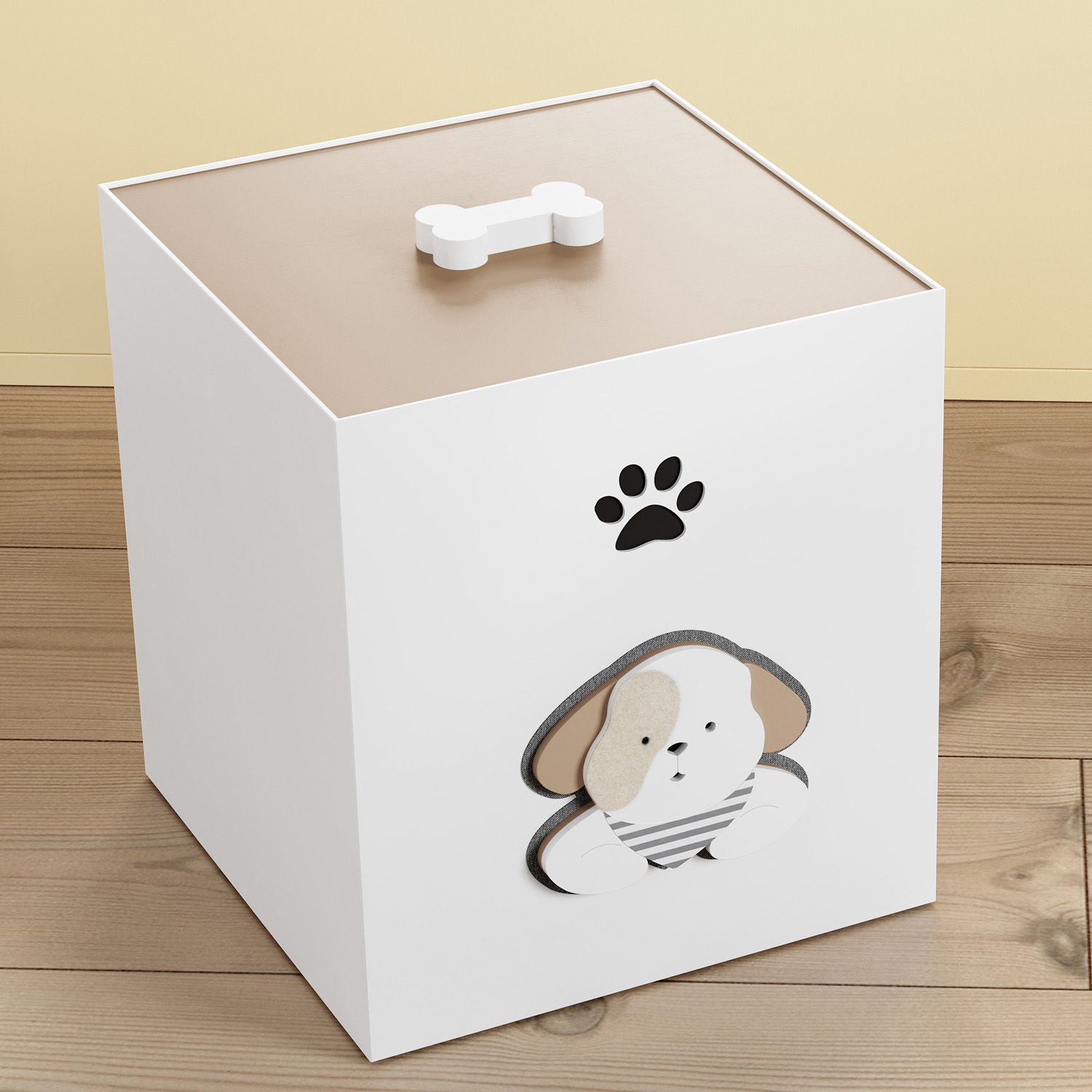 Lixeira MDF Cachorrinho