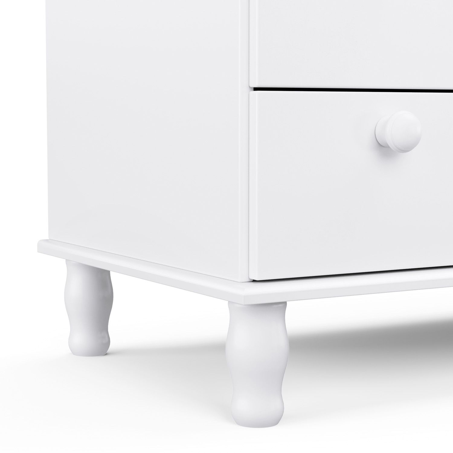 Cômoda Infantil Branco com Porta Colonial