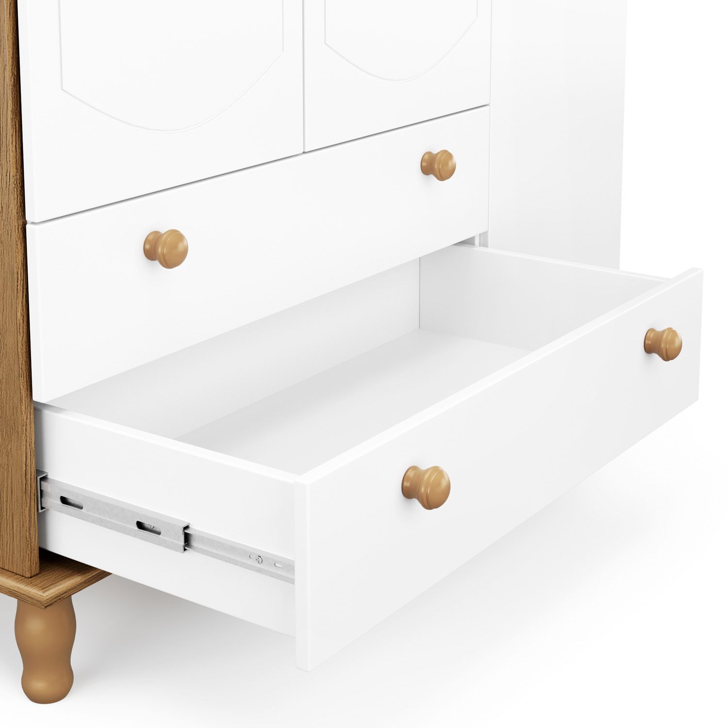 Guarda Roupa Infantil Branco 3 Portas Colonial