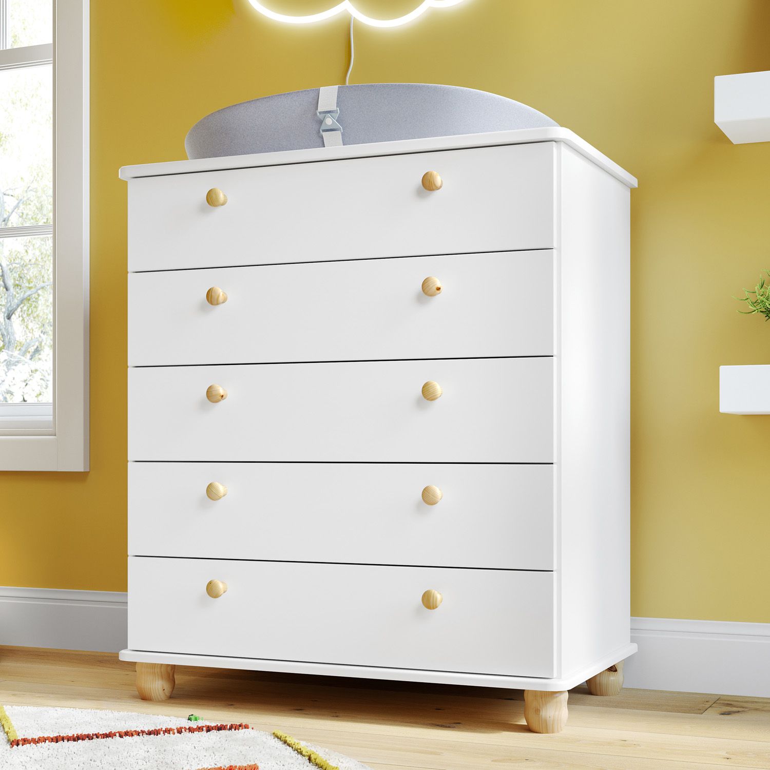 Cômoda Infantil Branco Enfance