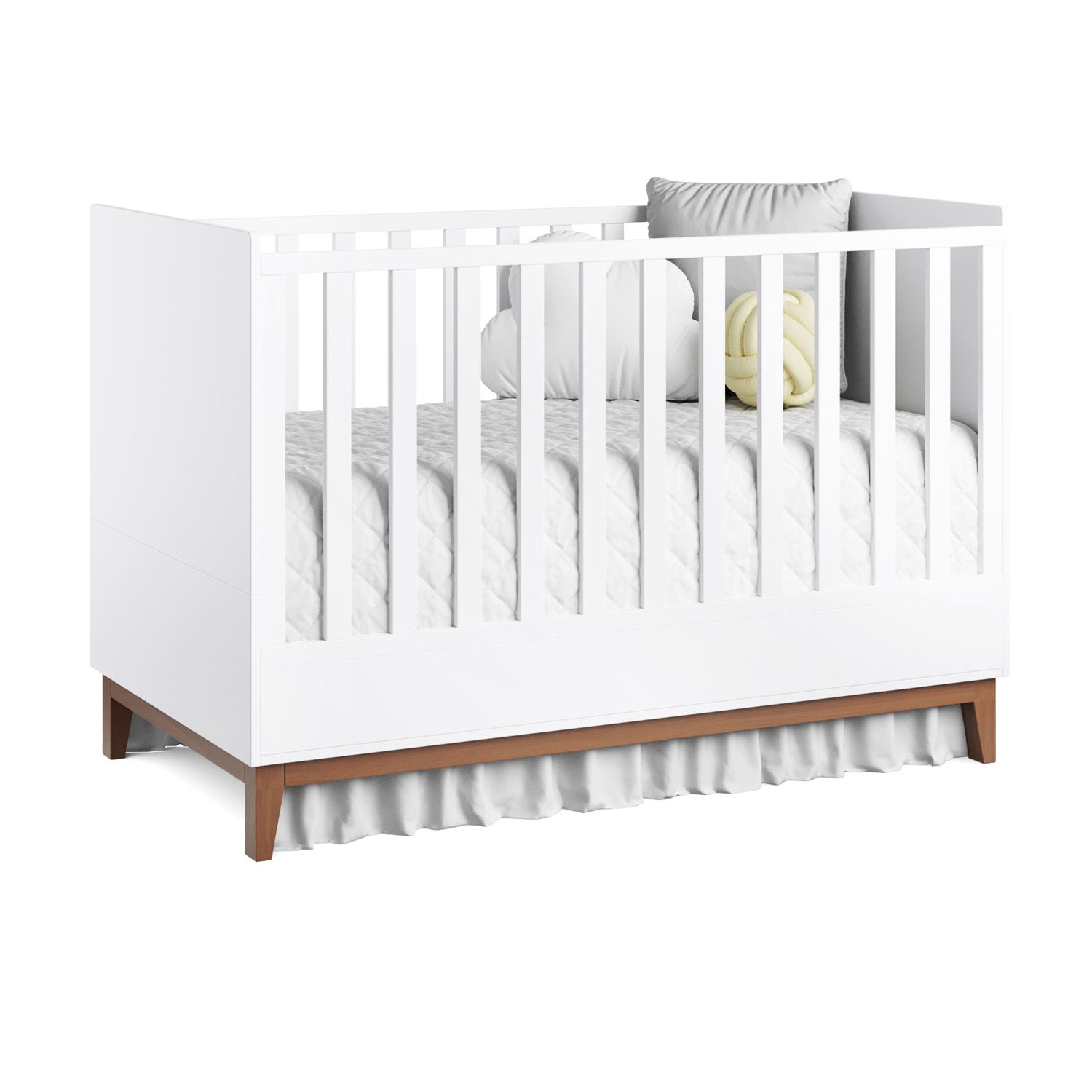 Berço Americano Branco Nordic