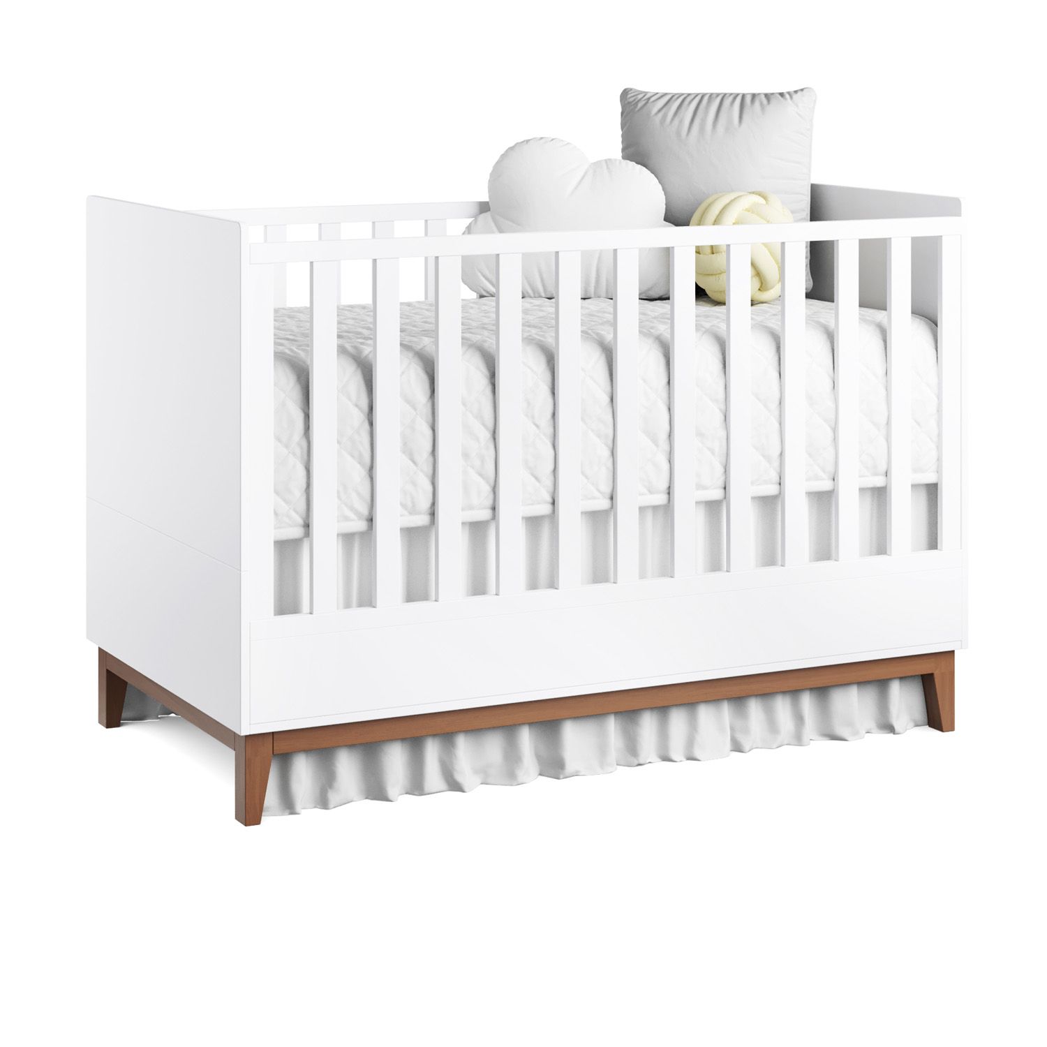 Berço Americano Branco Nordic