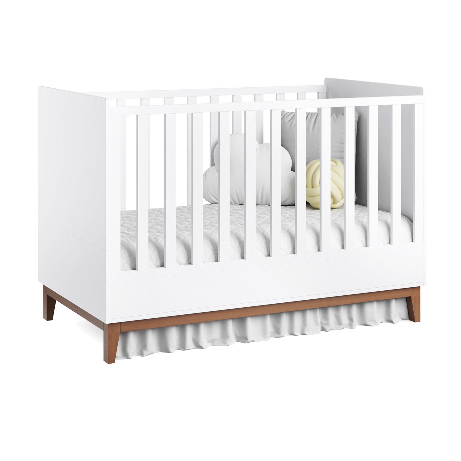 Berço Americano Branco Nordic