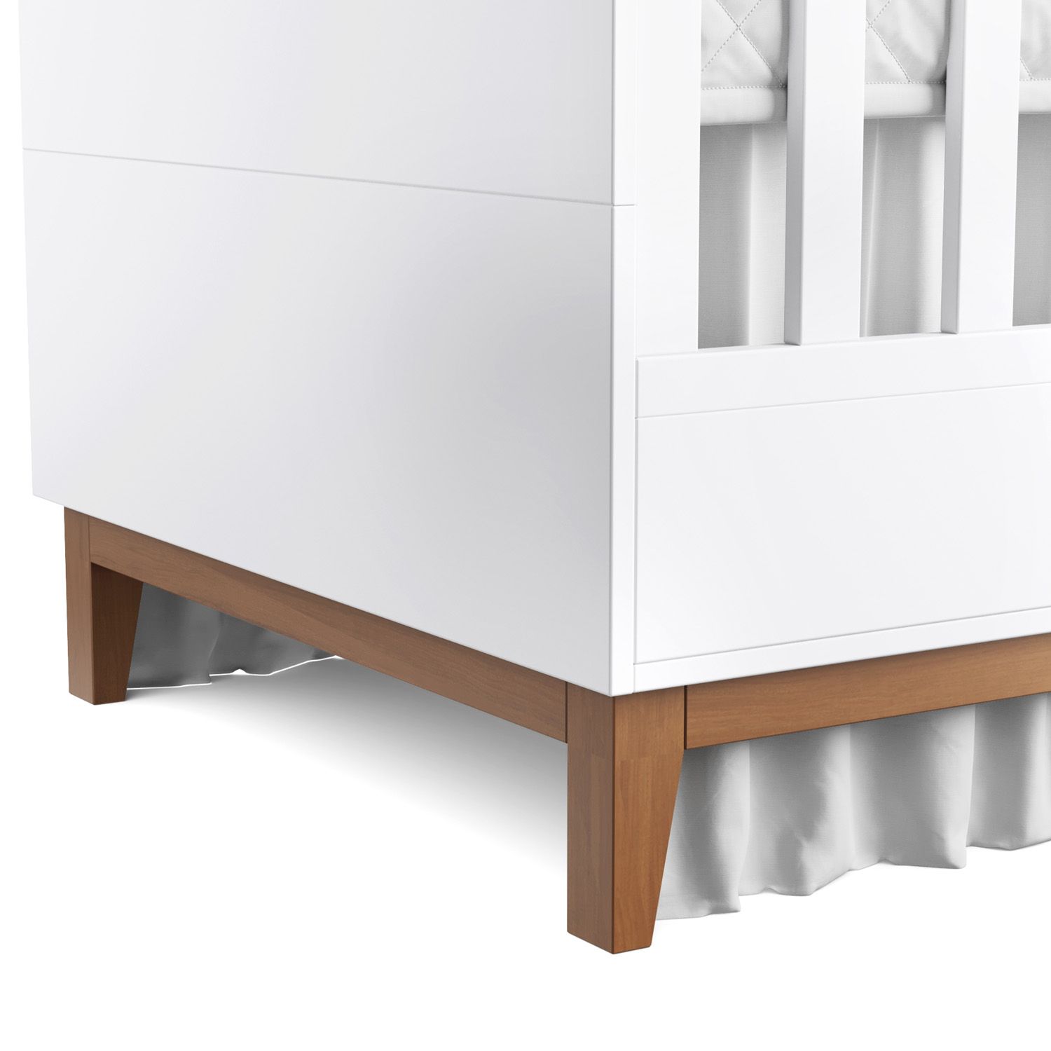 Berço Americano Branco Nordic