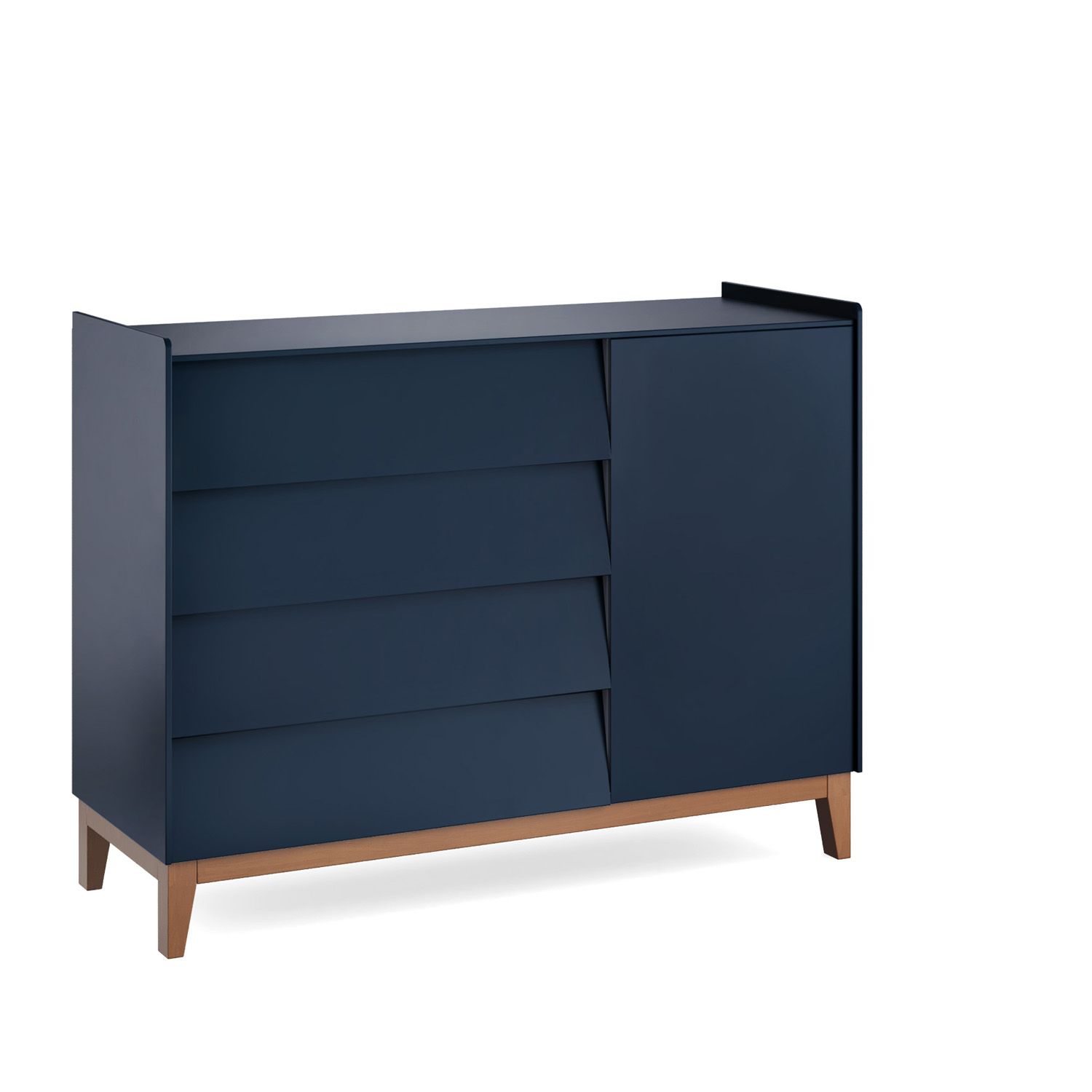 Cômoda Infantil Branco com Porta Nordic