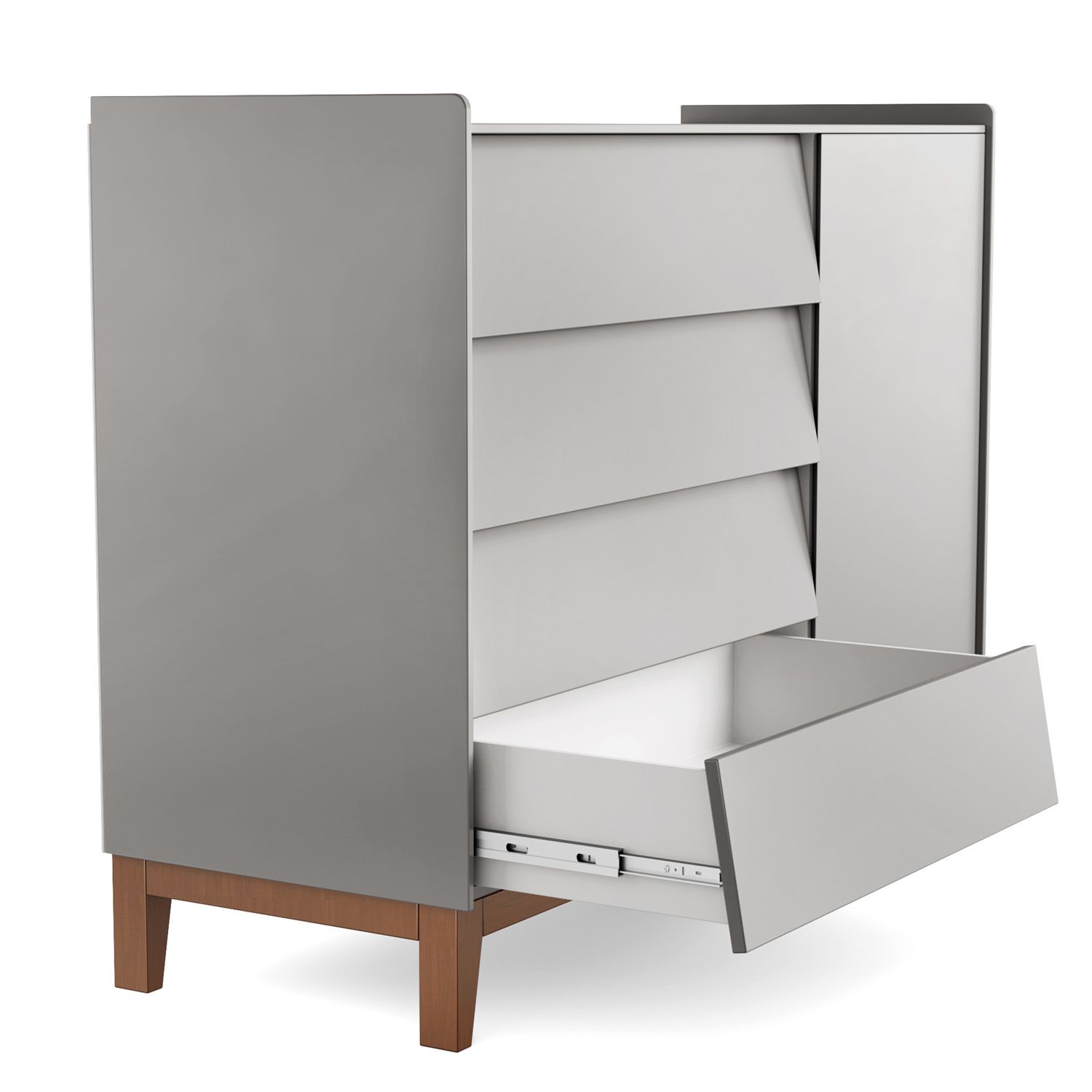 Cômoda Infantil Branco com Porta Nordic