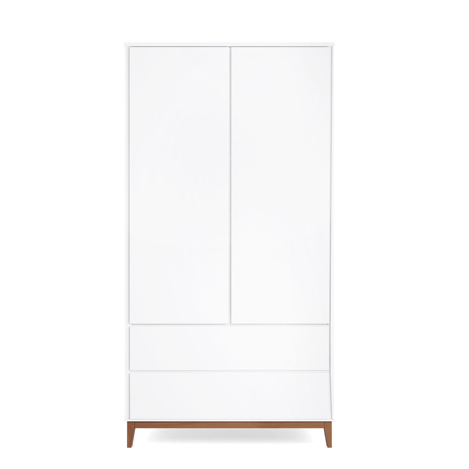 Guarda Roupa Infantil Branco 2 Portas Nordic