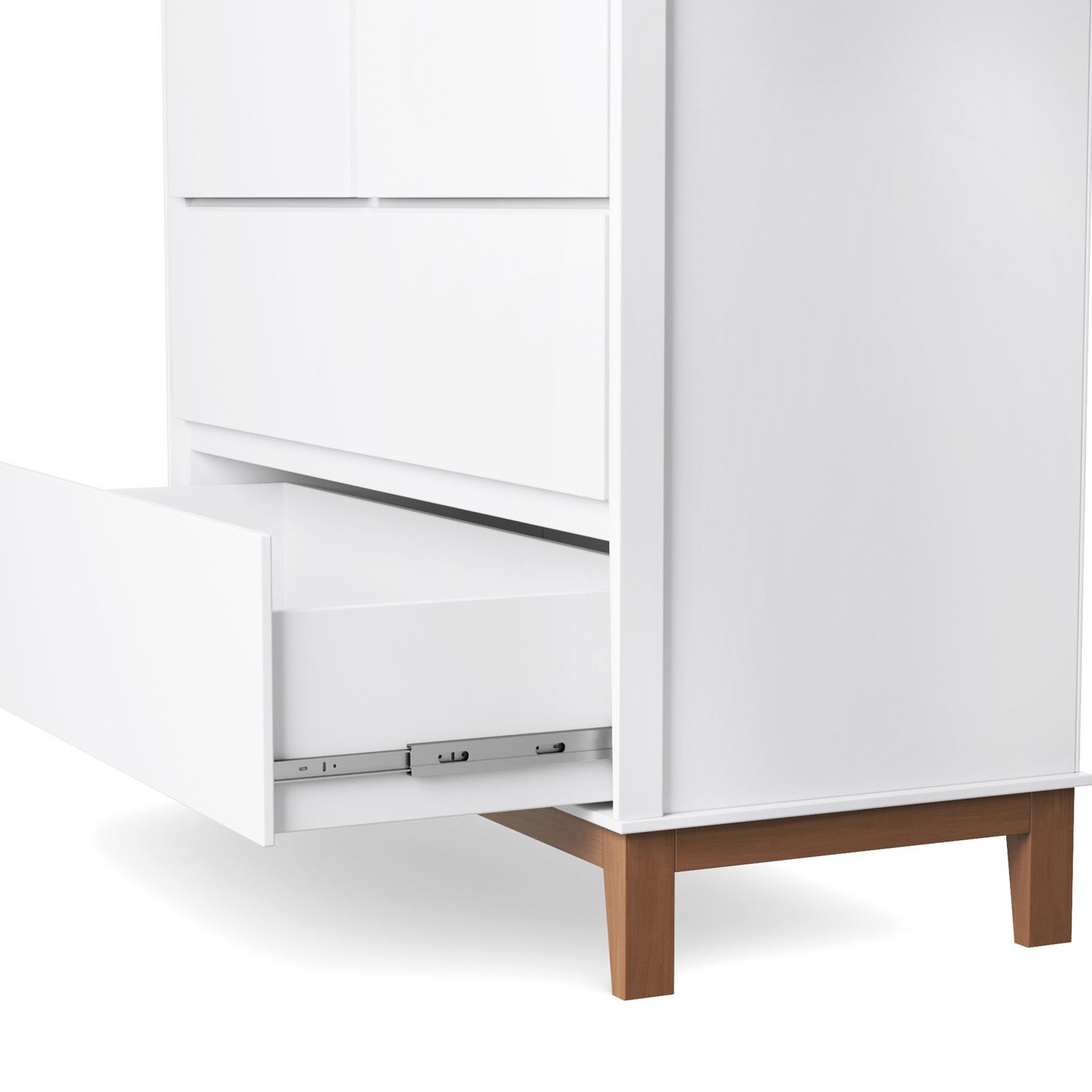 Guarda Roupa Infantil Branco 2 Portas Nordic