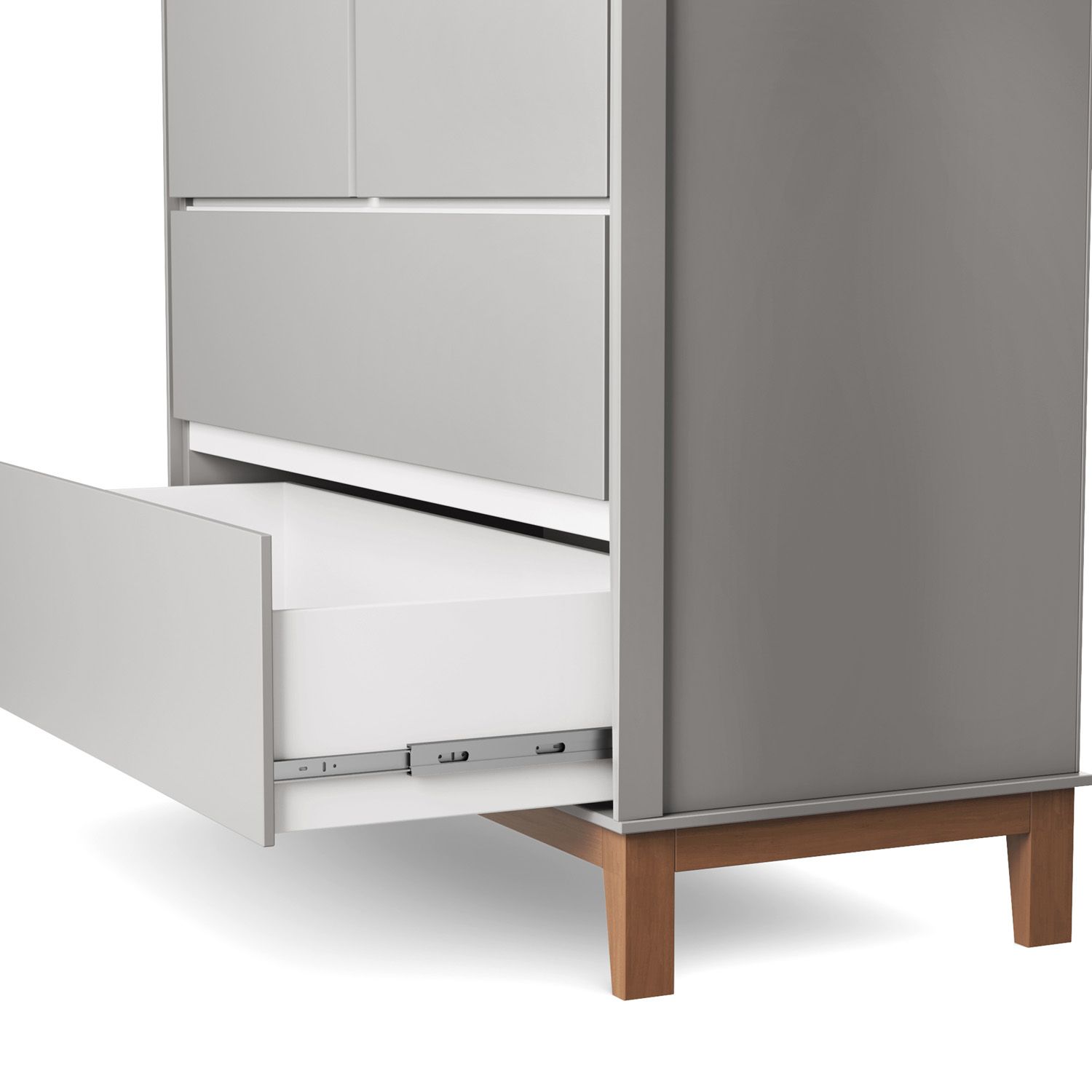 Guarda Roupa Infantil Branco 2 Portas Nordic