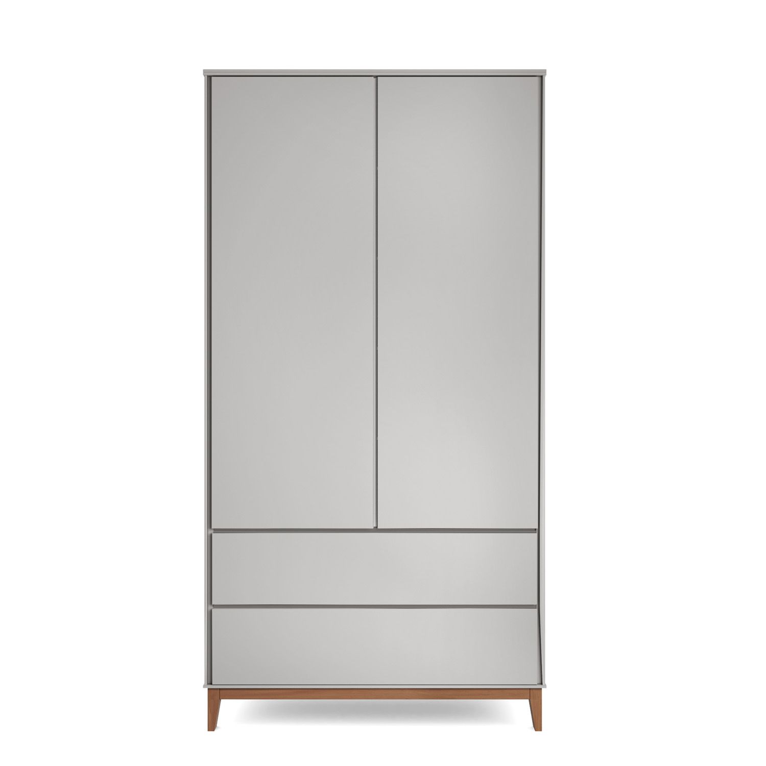 Guarda Roupa Infantil Branco 2 Portas Nordic