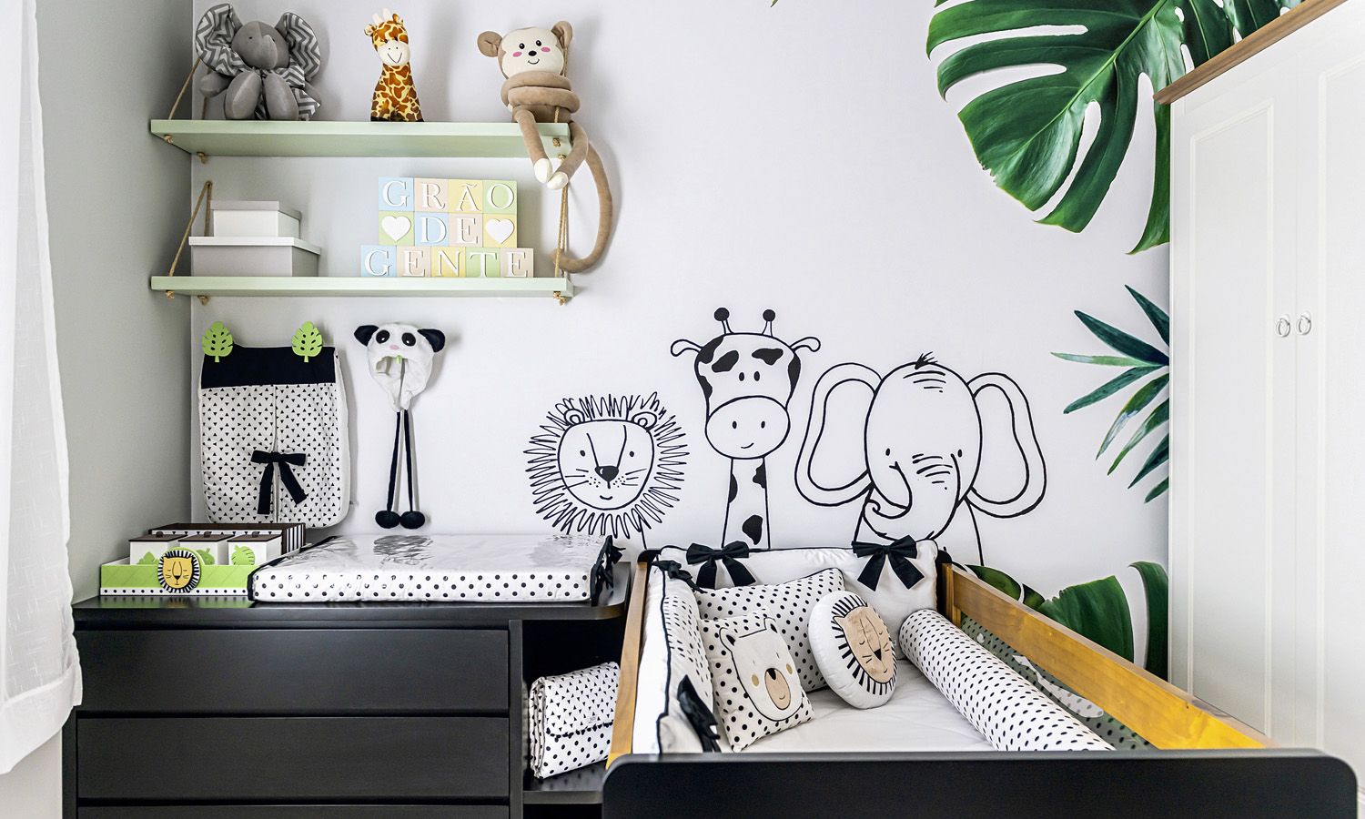 Kit Berço Amiguinhos da Floresta