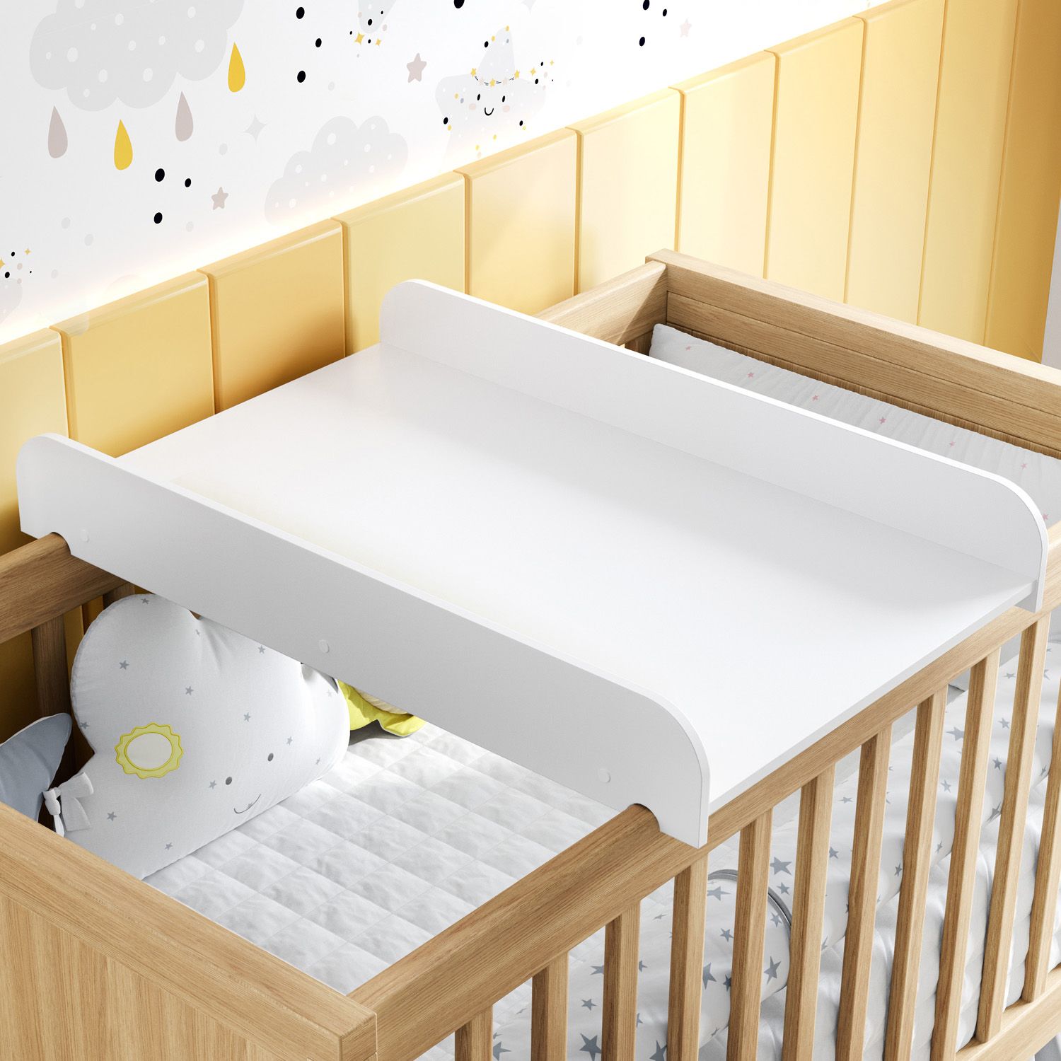 Suporte Trocador para Berço Branco