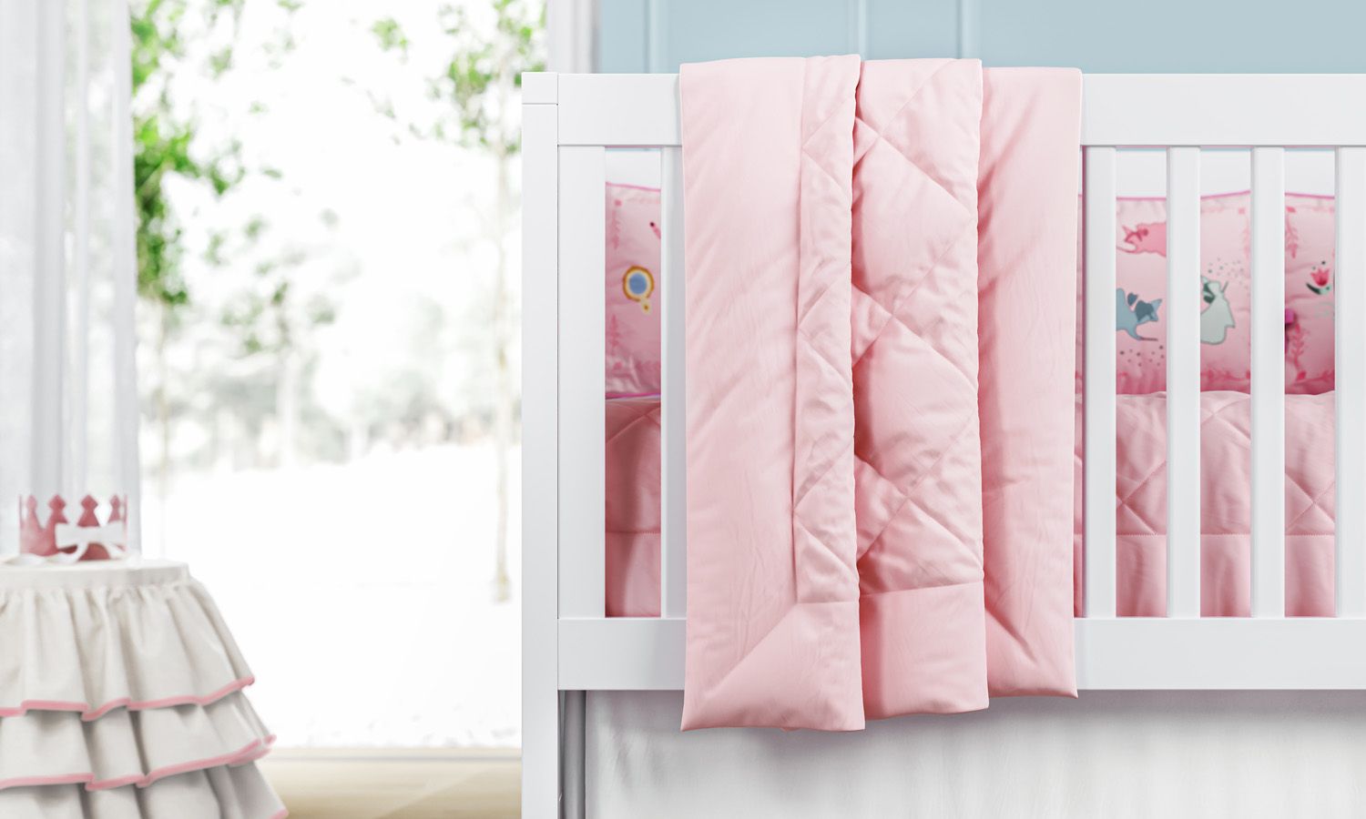 Kit Berço de Brincar Princesa Aurora