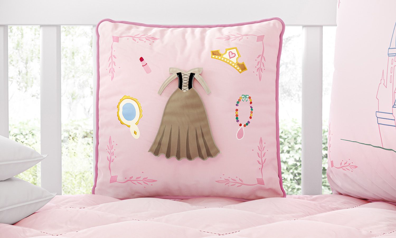 Kit Berço de Brincar Princesa Aurora