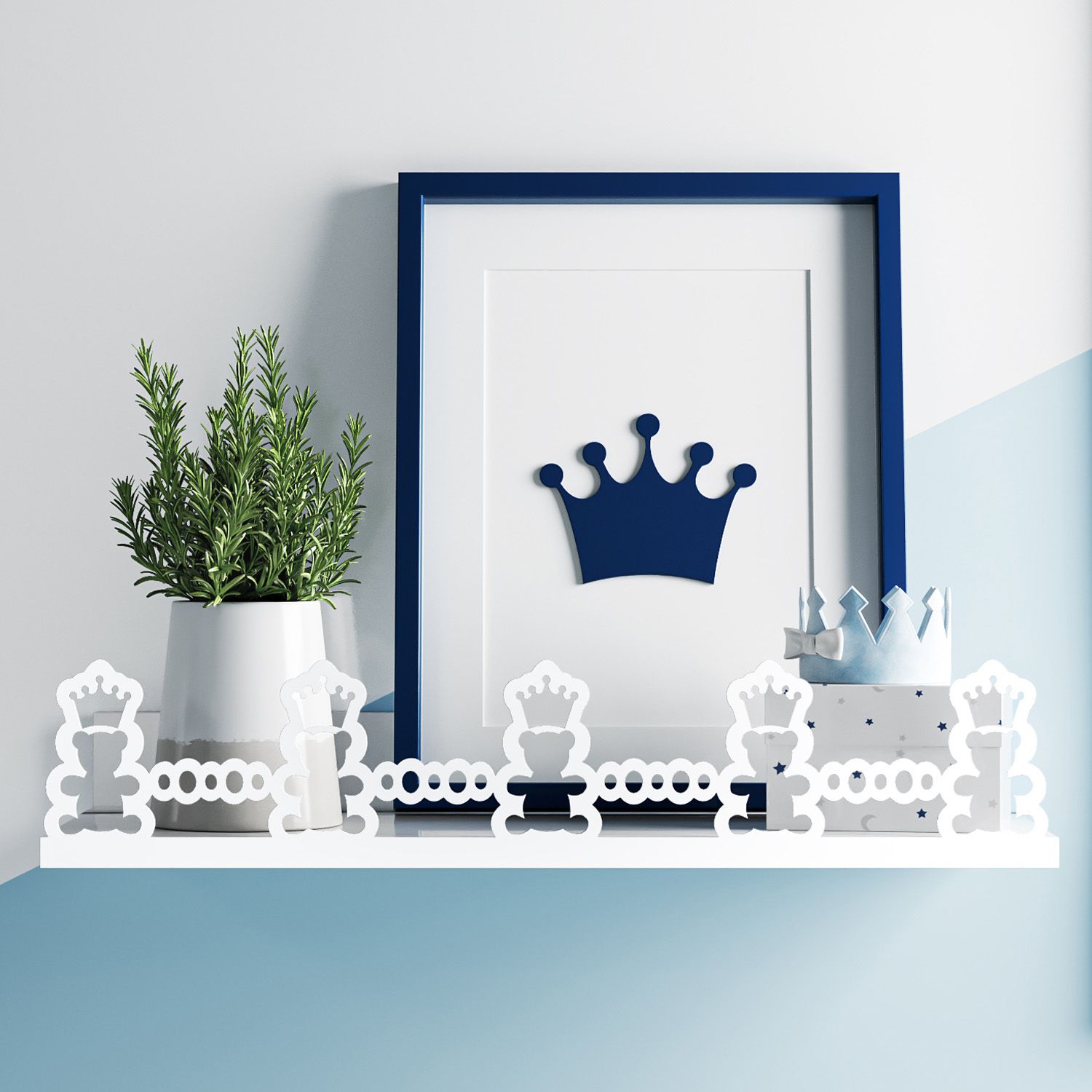 Prateleira MDF Urso Realeza