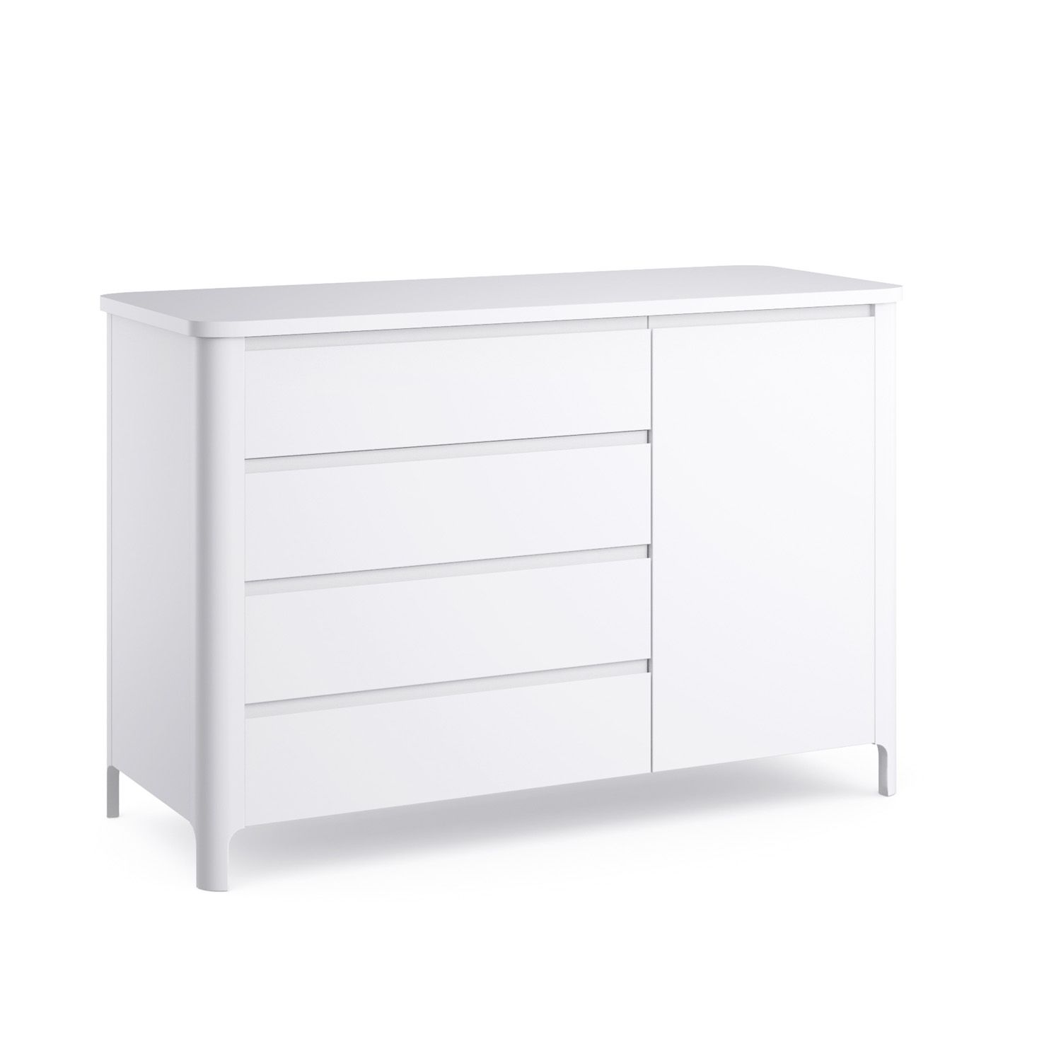 Cômoda Infantil Branco com Porta Bloom