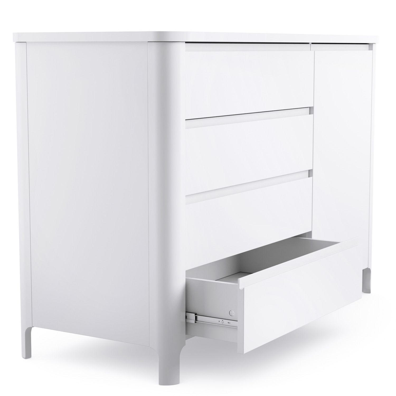 Cômoda Infantil Branco com Porta Bloom