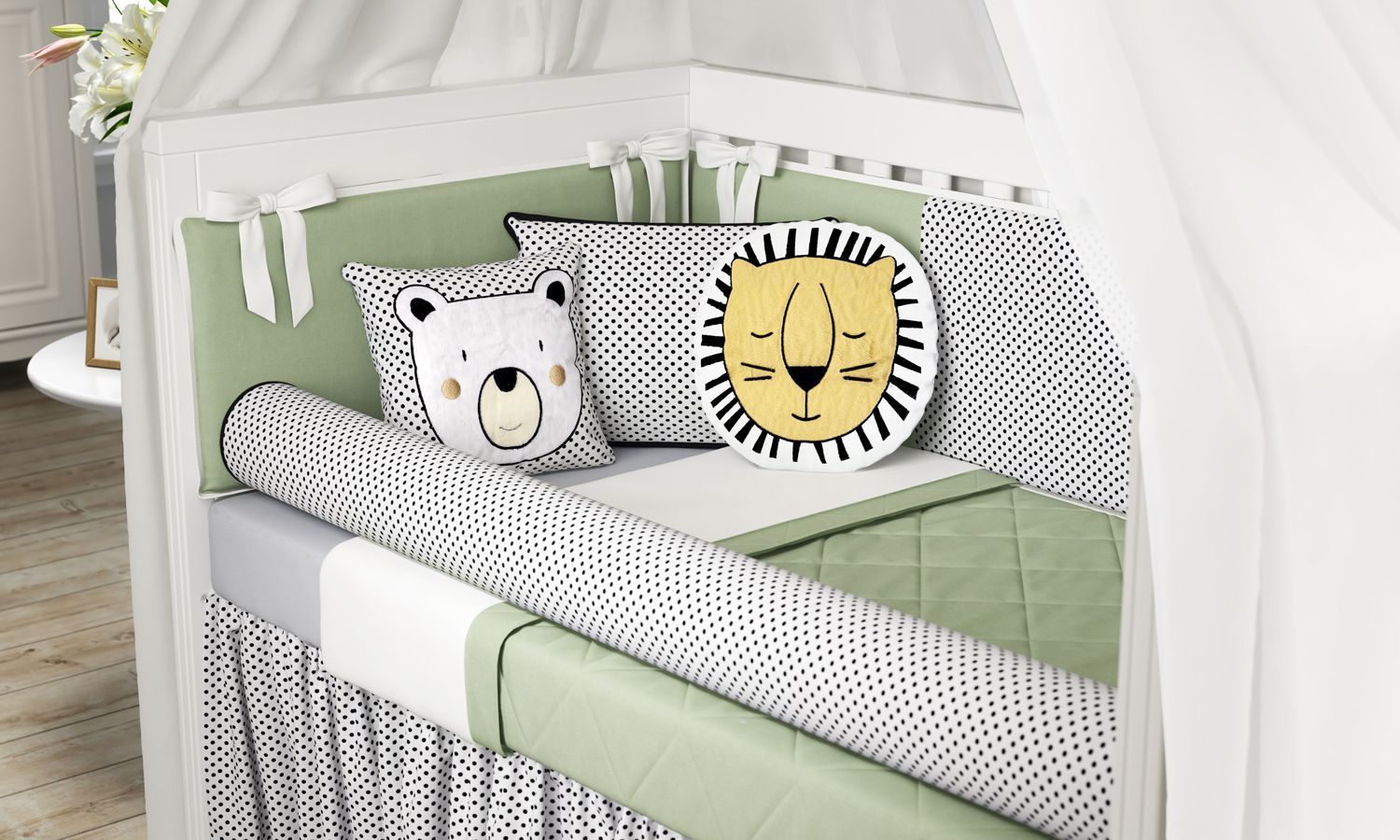 Kit Berço Amiguinhos da Floresta