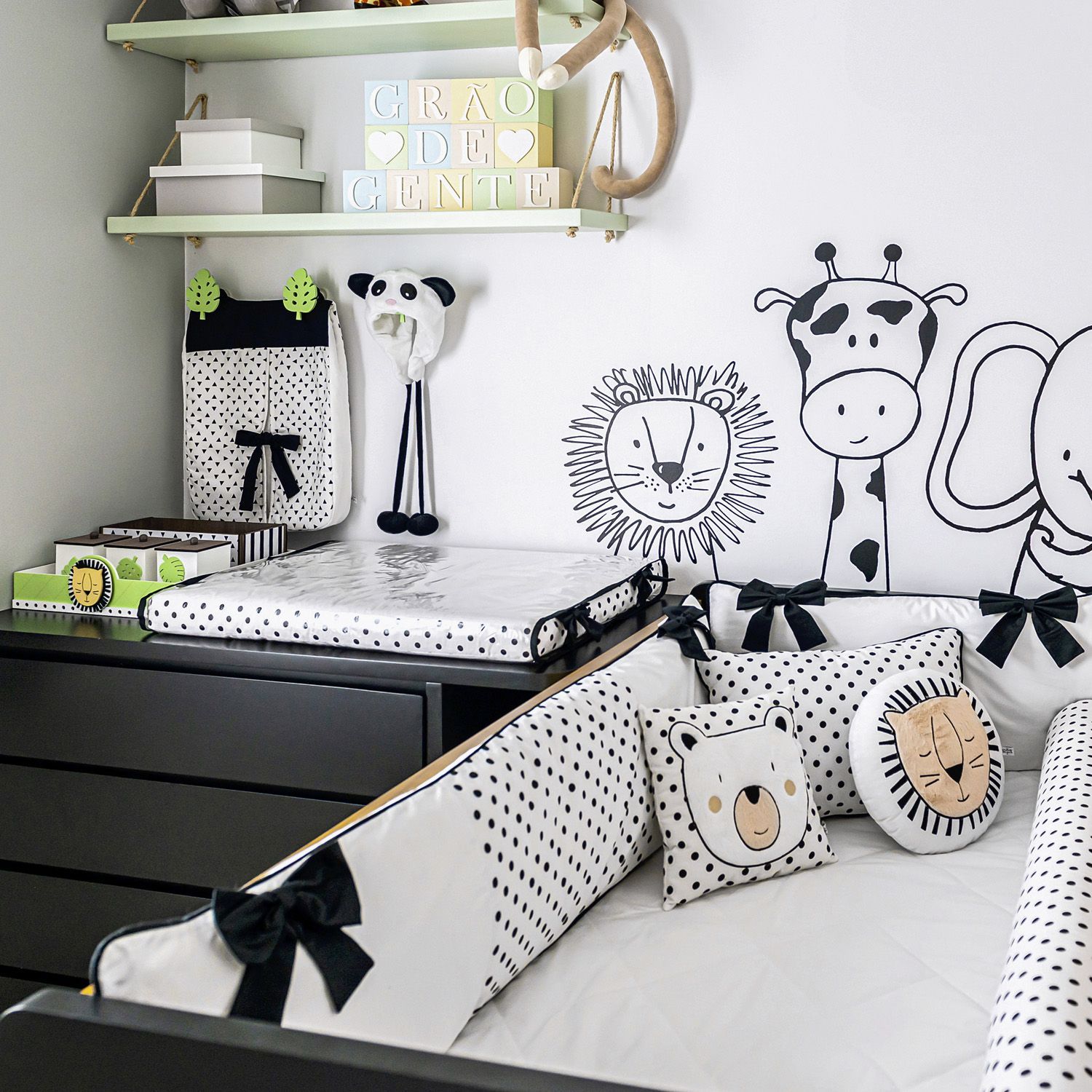 Kit Berço Amiguinhos da Floresta